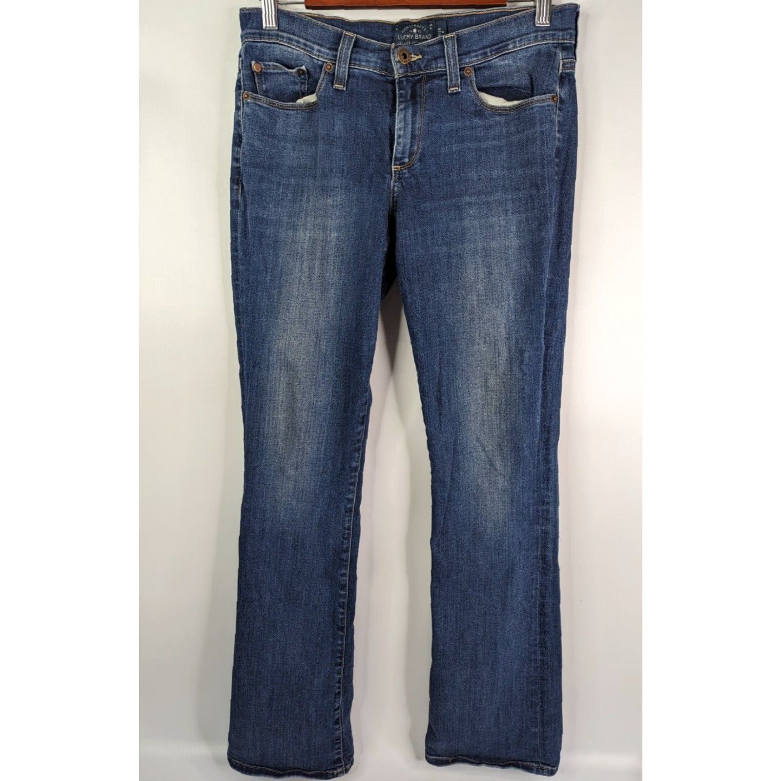 Lucky Brand Lucky Brand Jeans Indigo Bootcut Women Size 6/28 Blue Denim Comfort Pockets Regular Size 28" / US 6 / IT 42 - 2 Thumbnail