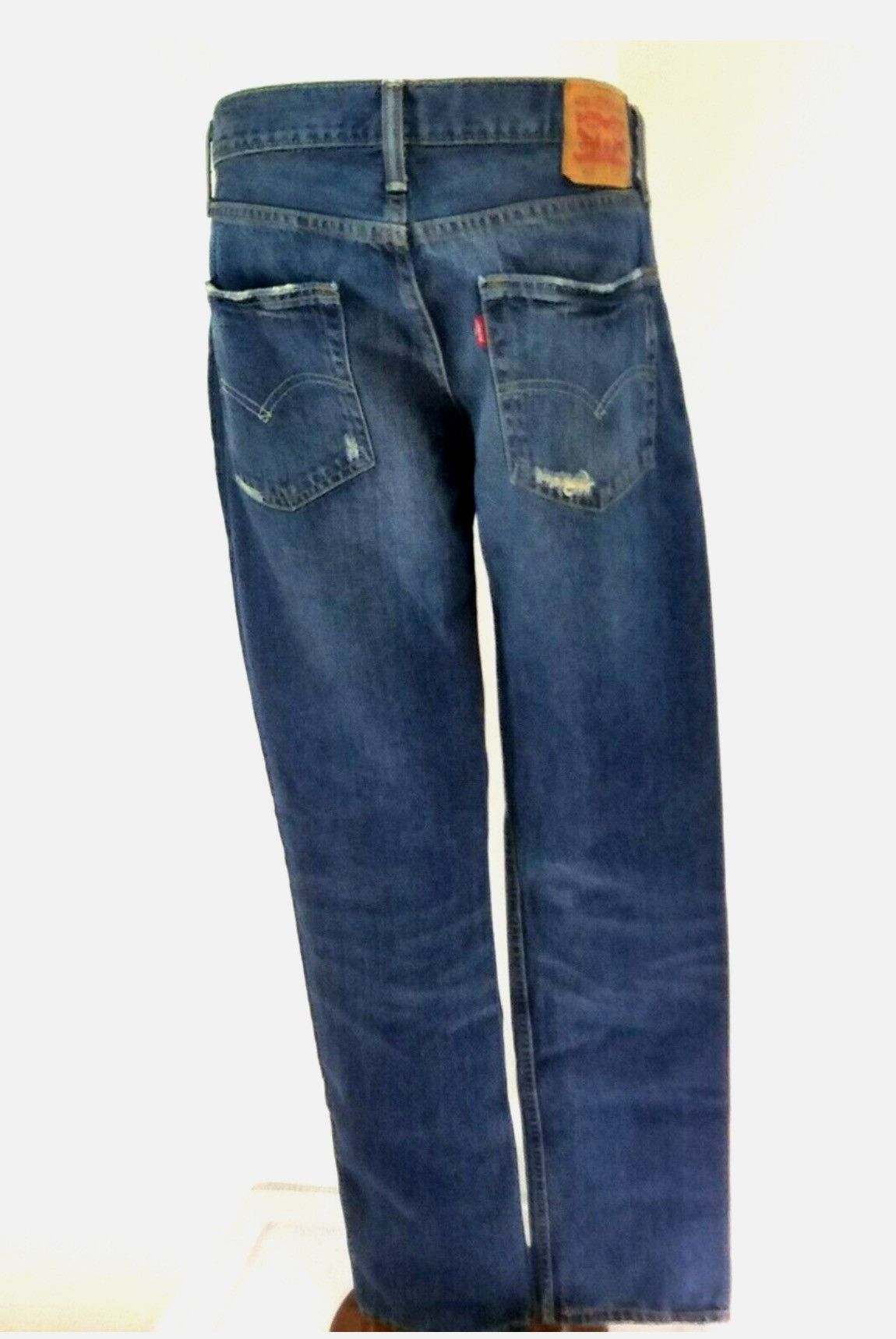 Levi's × Vintage 511 Slim Jeans W29” x L32” Distressed Upcycled Size US 29 - 6 Thumbnail