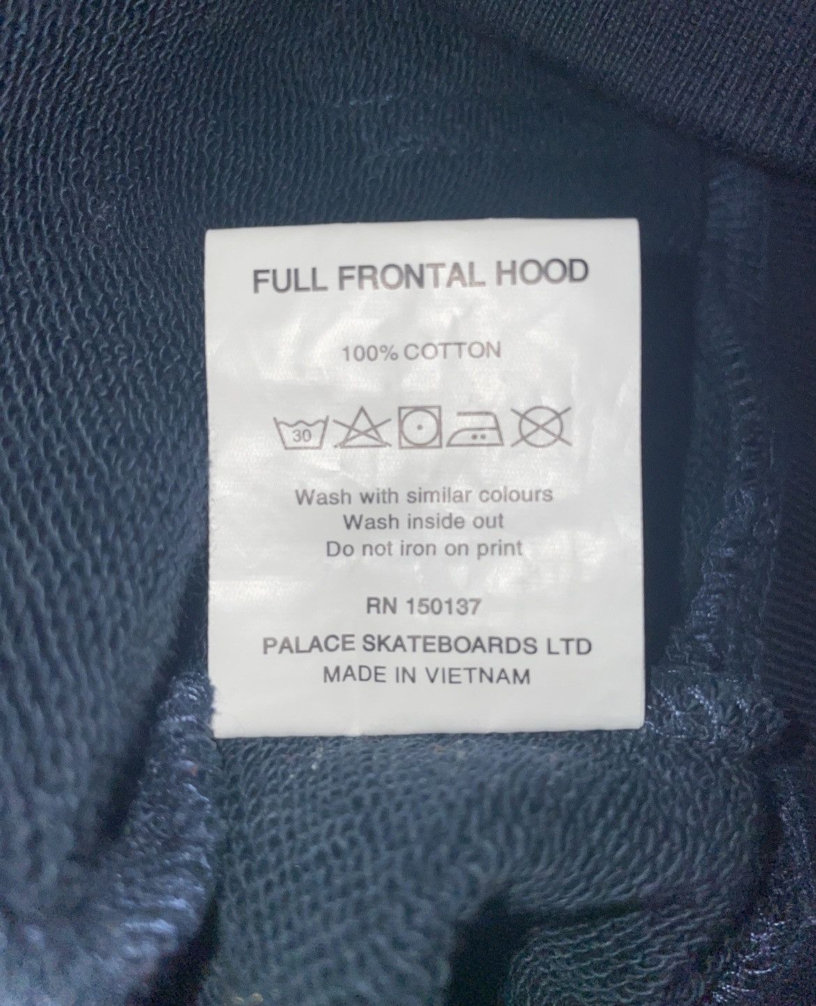 Palace Palace Full Frontal Hood Navy Size US M / EU 48-50 / 2 - 3 Thumbnail