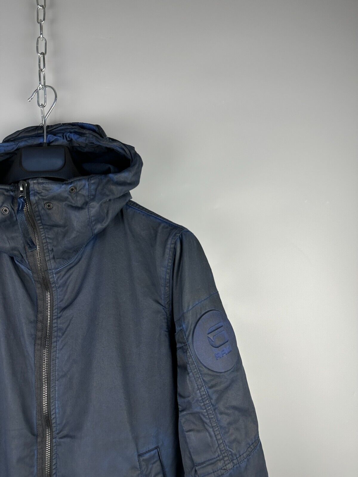 G-Star NEW G Star Garment Dyed Washed Batt Hdd Jacket Size US XS / EU 42 / 0 - 4 Thumbnail
