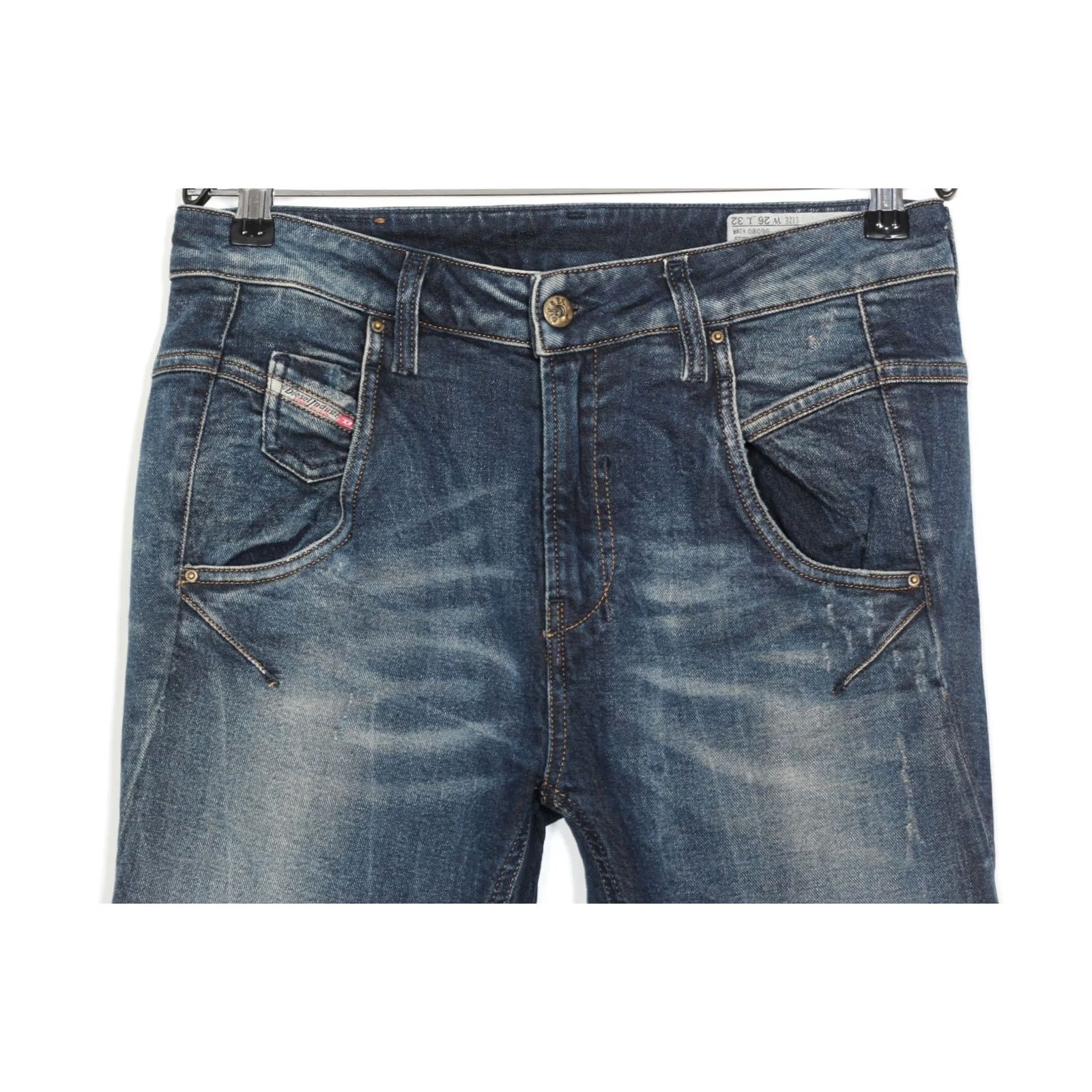 Diesel DIESEL FAYZA 0809G Stretch Jeans Women W26 L32 Inseam ~25" Relaxed Boyfriend Size 26" / US 2 / IT 38 - 2 Thumbnail
