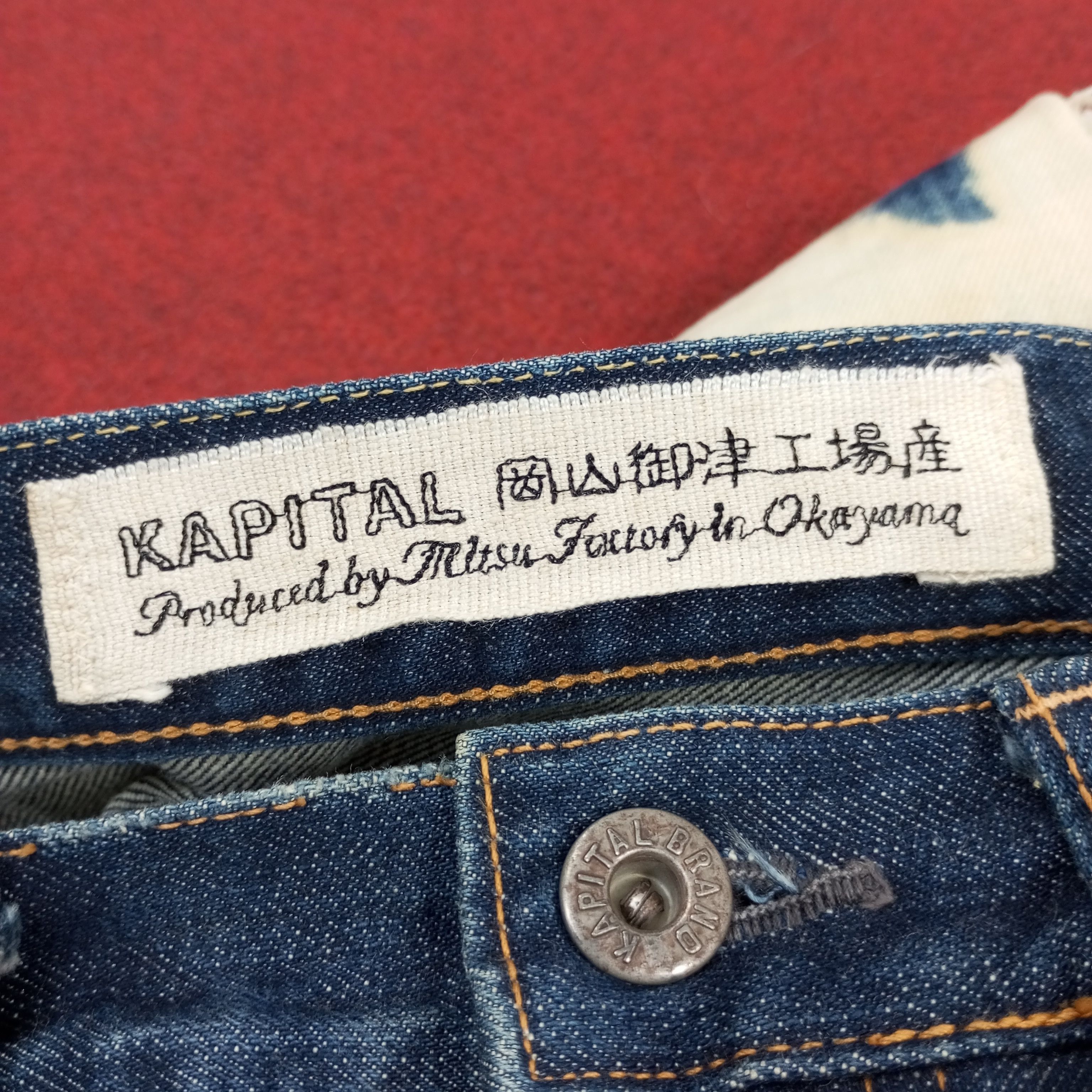 Japanese Brand × Kapital × Vintage Kapital Japanese Brand Fashion Style Rare Design Jeans Size US 30 / EU 46 - 14 Thumbnail