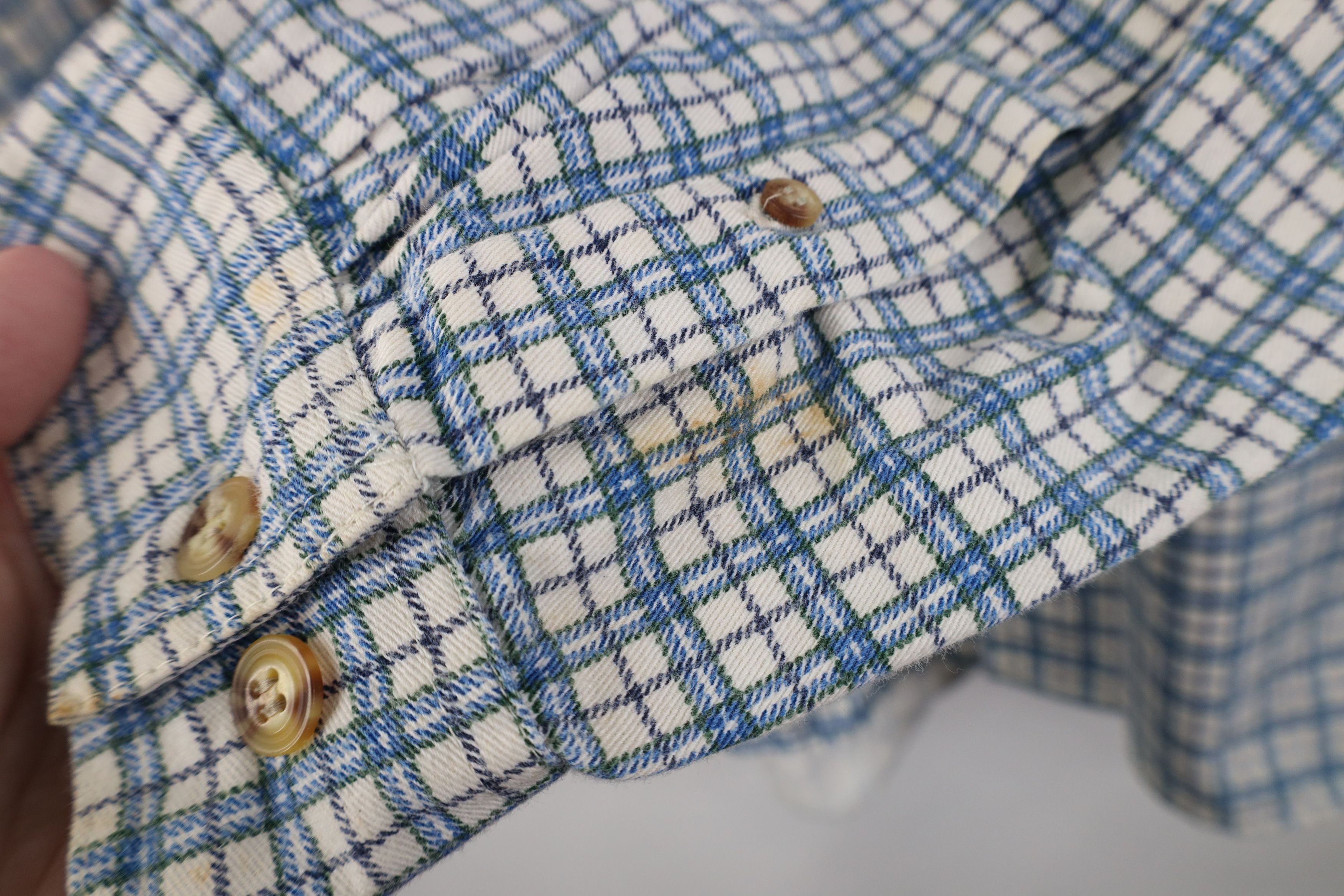 Vintage Vintage 90s Streetwear Heavyweight Twill Button Down Shirt Size US L / EU 52-54 / 3 - 5 Thumbnail
