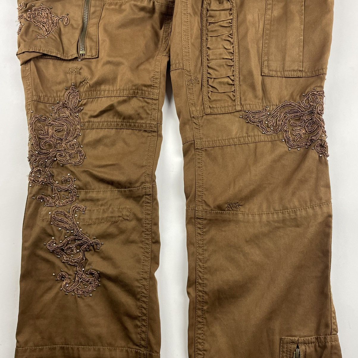 Polo Ralph Lauren Polo Ralph Lauren Pants Womens 6 Cargo Military Paratrooper Size 28" / US 6 / IT 42 - 4 Thumbnail