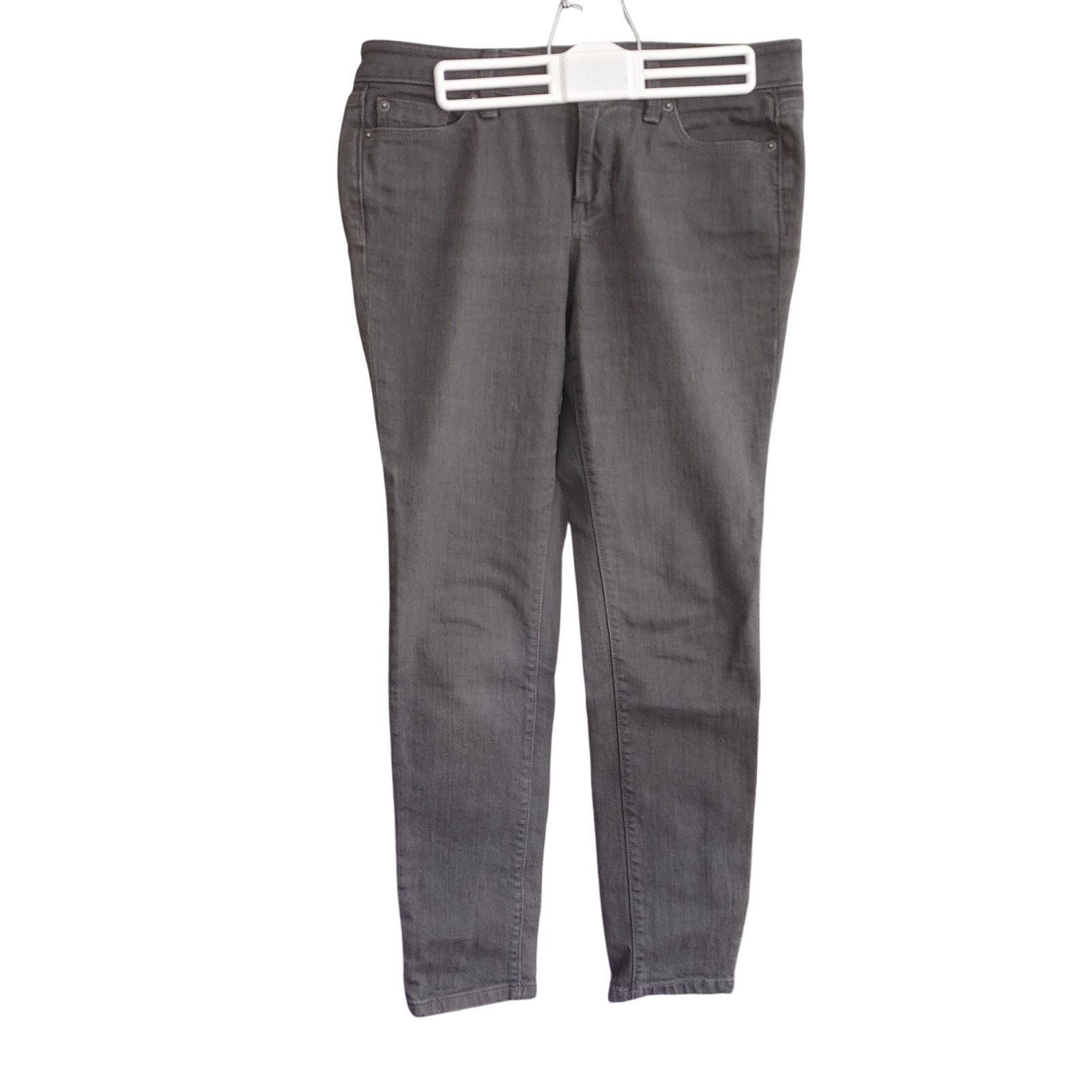 Loft Loft Women's 8 Petite Modern Skinny Dark Gray Wash Jeans Size 30" / US 8 / IT 44 - 1 Thumbnail