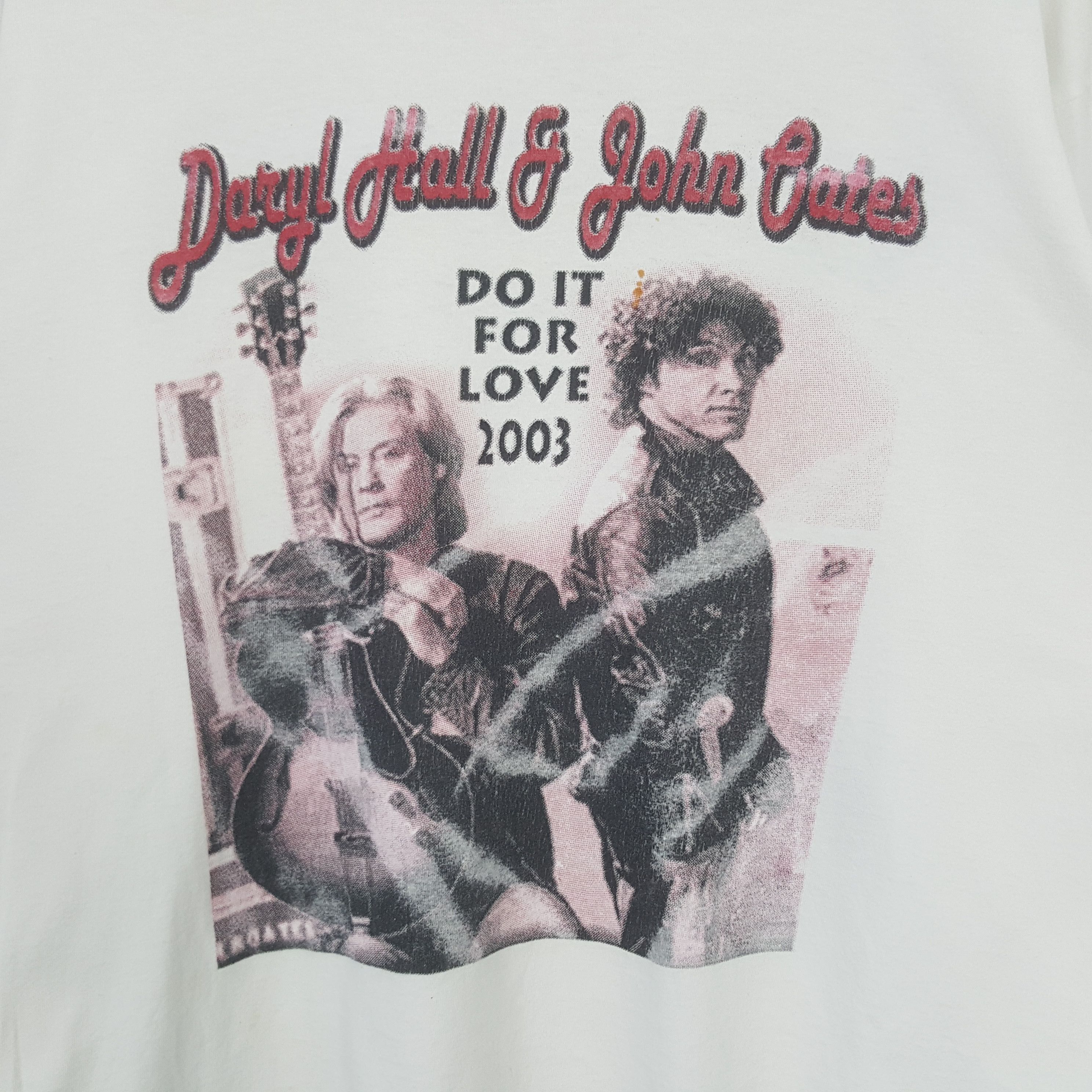 Band Tees Vintage Daryl Hall & John Oates 2003 Tour Tshirt RR3 Size US XL / EU 56 / 4 - 2 Thumbnail