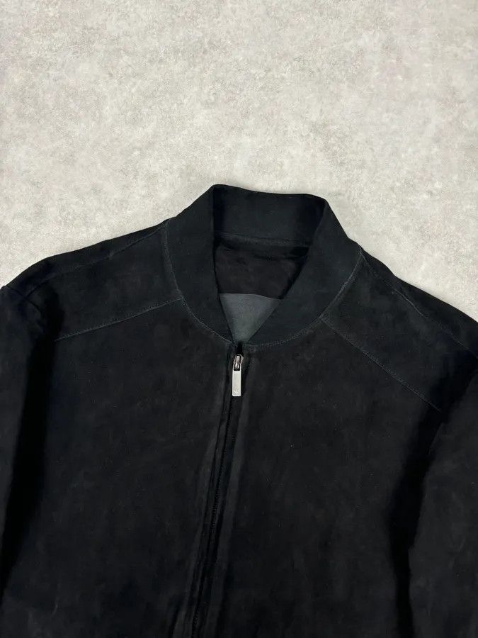 Emporio Armani SS2016 Emporio Armani Black Suede Leather Jacket Size US M / EU 48-50 / 2 - 4 Thumbnail