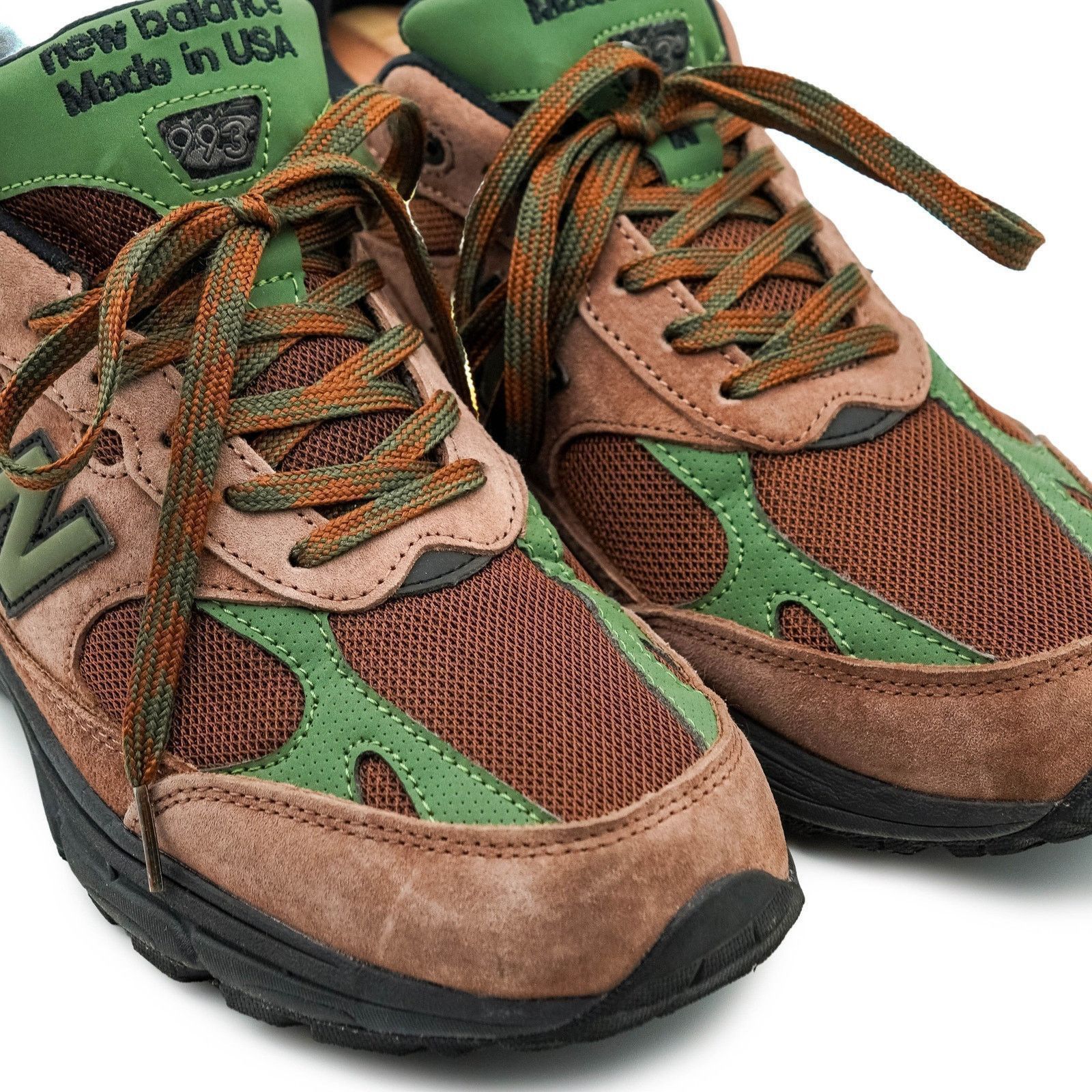 New Balance USA 993 Aime Leon Dore Brown Leather Sneakers