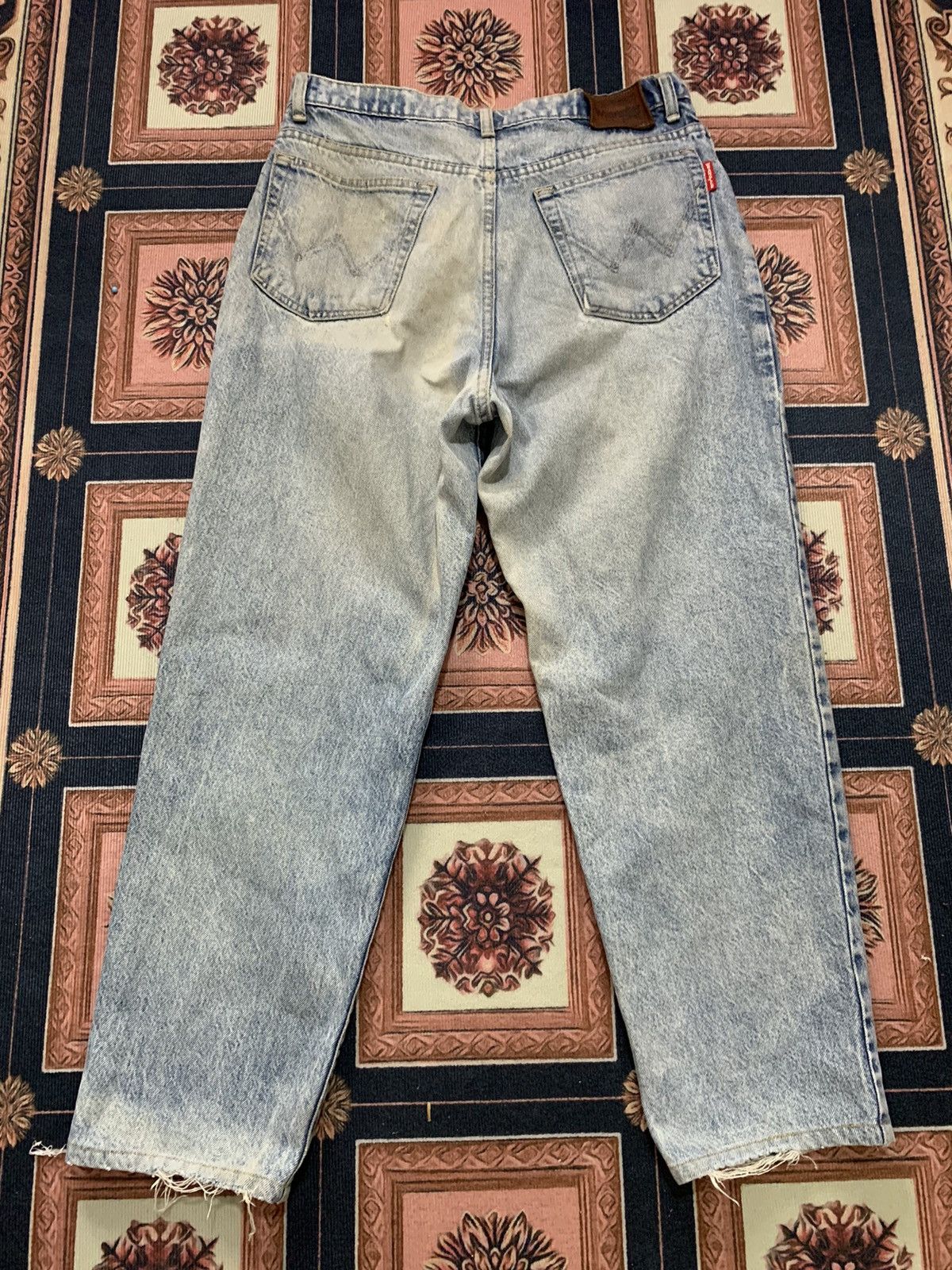 Wrangler Vintage Wrangler Distressed Denim Size US 33 - 7 Thumbnail