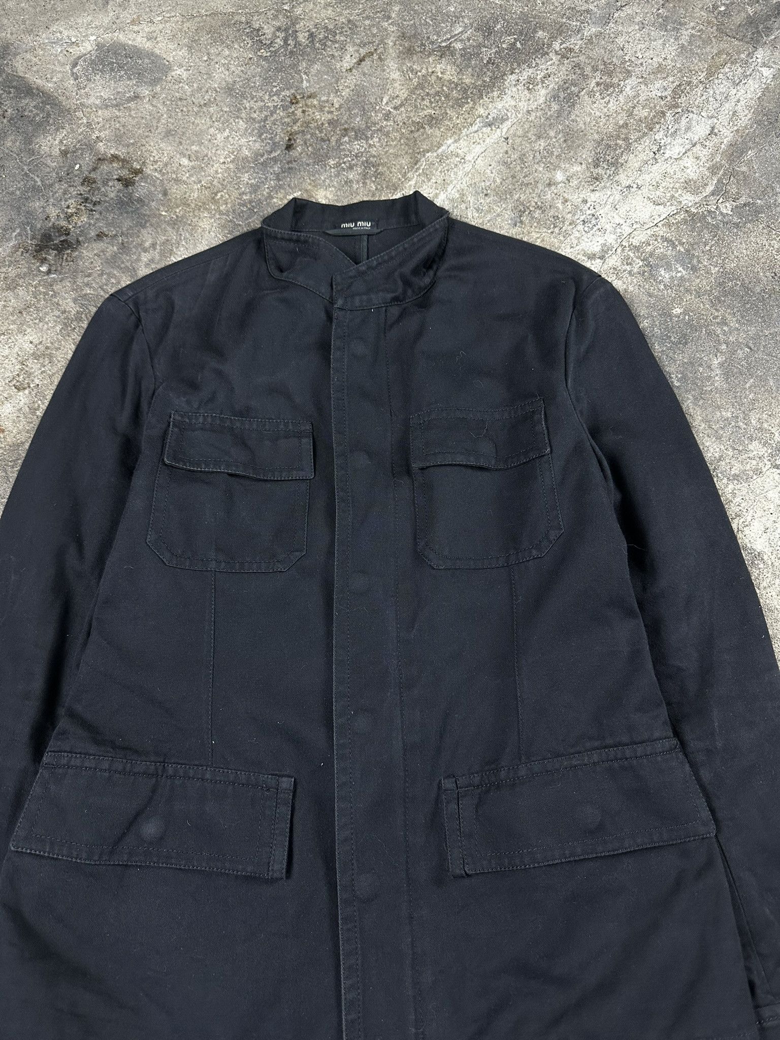Miu Miu Rare 2000s Miu Miu Cargo Multipocket Utility Jacket Size US M / EU 48-50 / 2 - 2 Thumbnail
