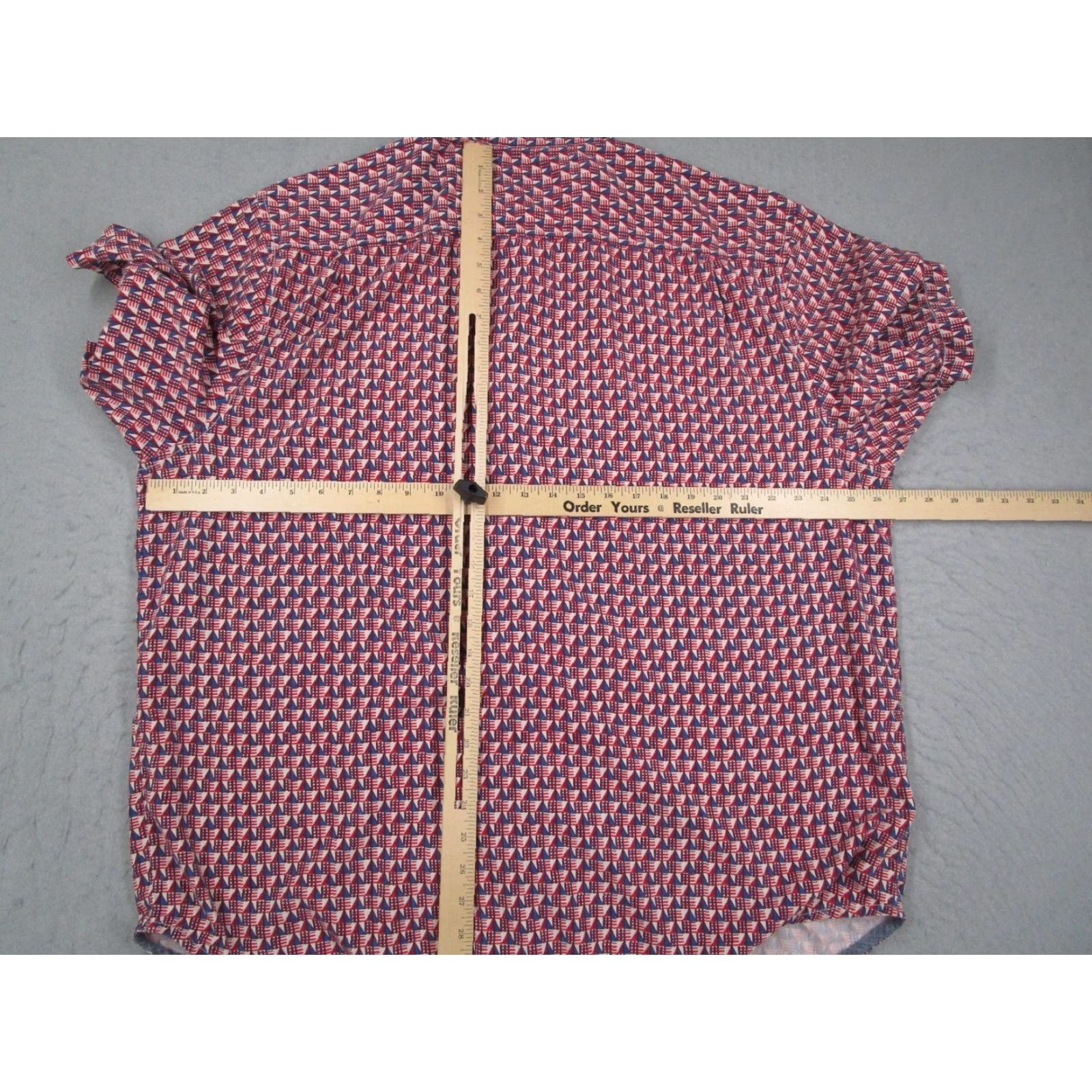 Tommy Bahama Tommy Bahama Silk Shirt Mens 2XL Geometric Multicolor Short Sleeve Button-Up Casual TB93 Size US XXL / EU 58 / 5 - 7 Thumbnail