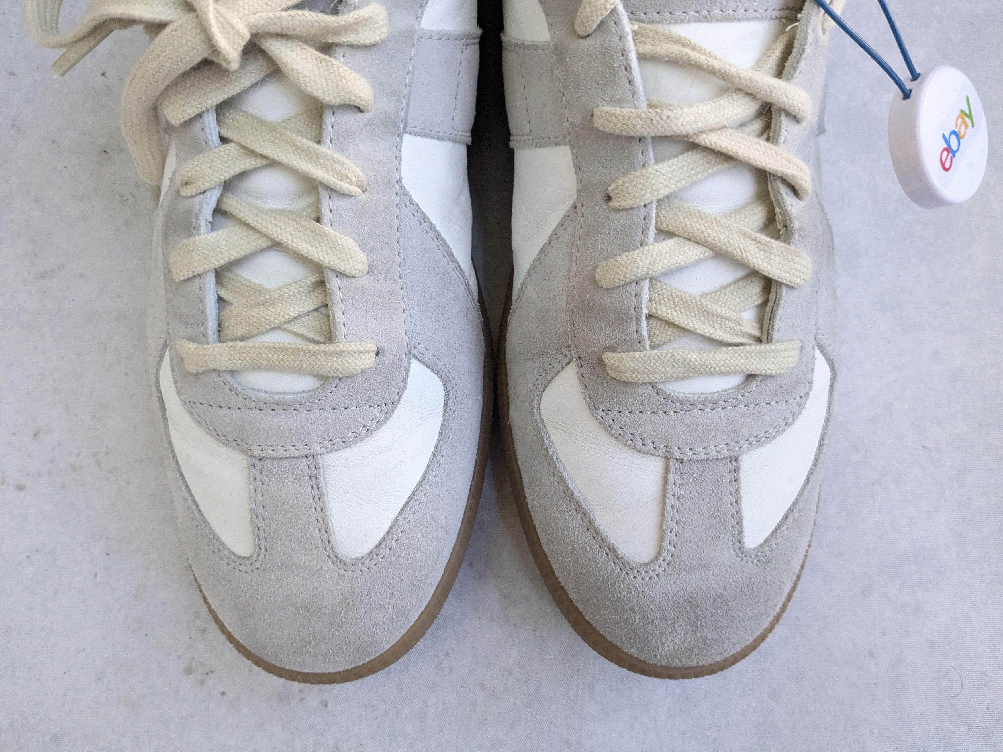 Maison Margiela Maison Margiela GAT Replica Gray White 10.5 43.5 Gum Size US 10.5 / EU 43-44 - 2 Thumbnail