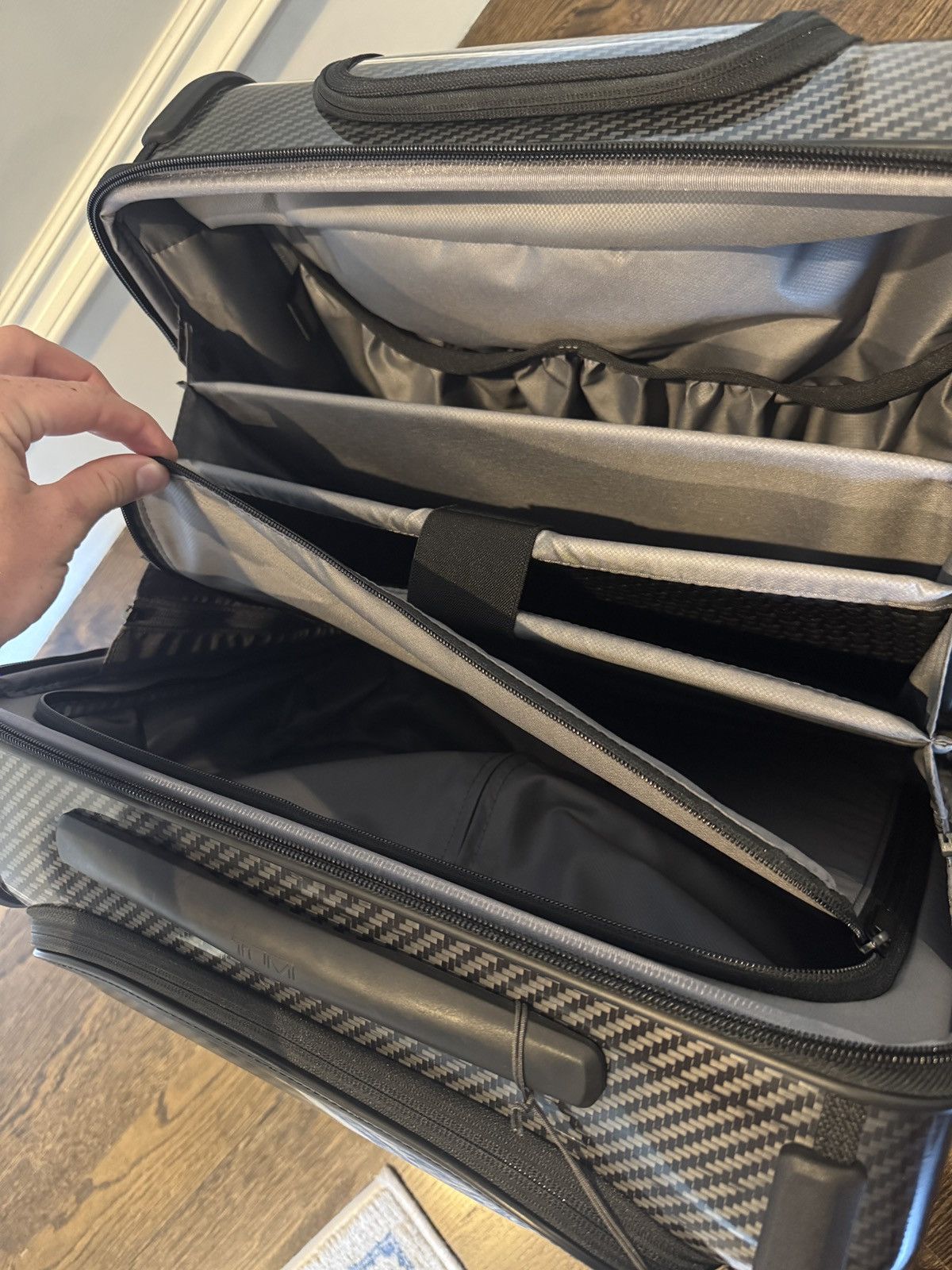 Tumi carry on/ briefcase