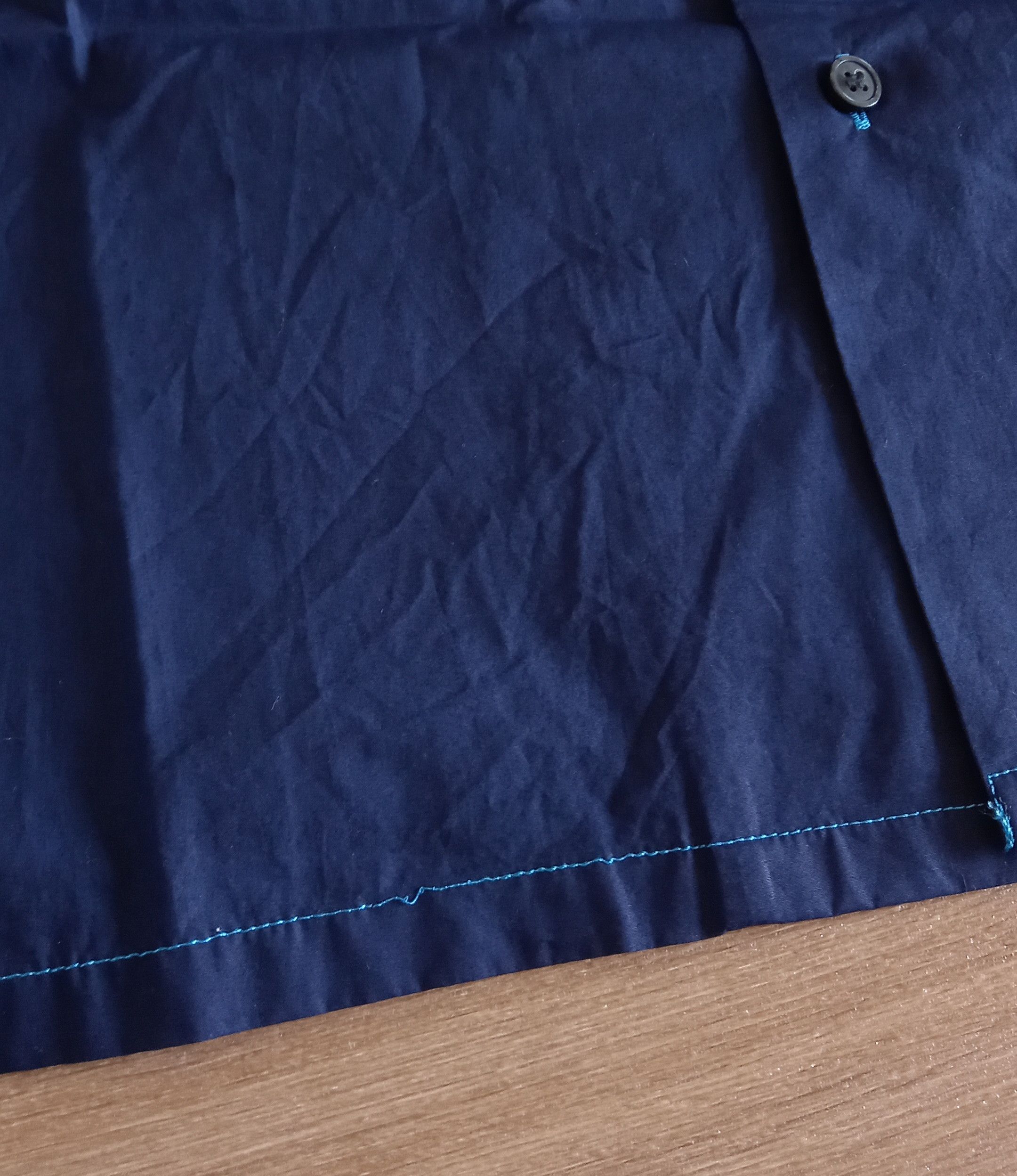 Marni × Uniqlo UNIQLO x MARNI Oversized Shirt Navy Blue sz Asian XL (US L) Size US L / EU 52-54 / 3 - 5 Thumbnail