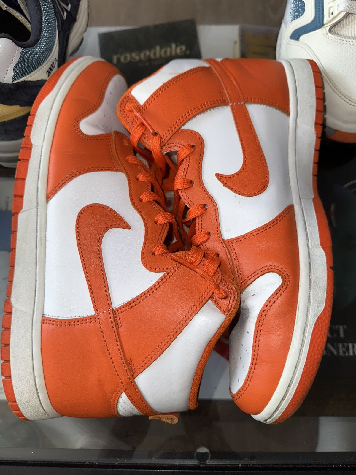 Nike Nike Dunk High Orange Size US 10 / EU 43 - 4 Thumbnail