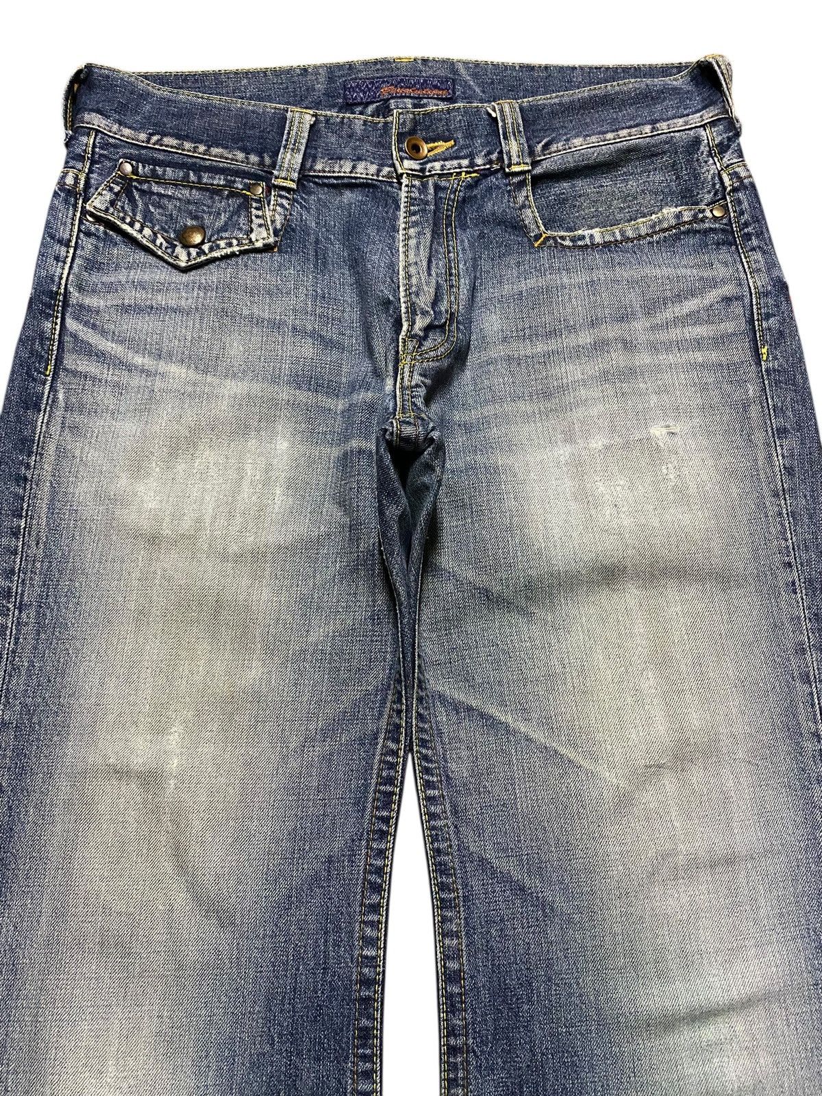 Japanese Brand Vintage Japanese Brand Revolution Faded Wash Wide Leg Jeans Size US 36 / EU 52 - 3 Thumbnail