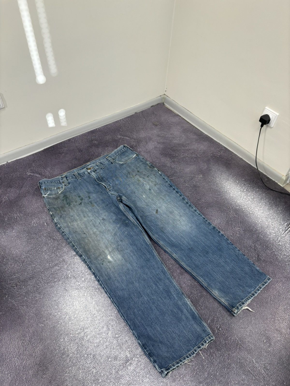 Carhartt Vintage Carhartt Y2K Work USA Hype Denim Baggy Jeans Size US 44 / EU 60 - 9 Thumbnail
