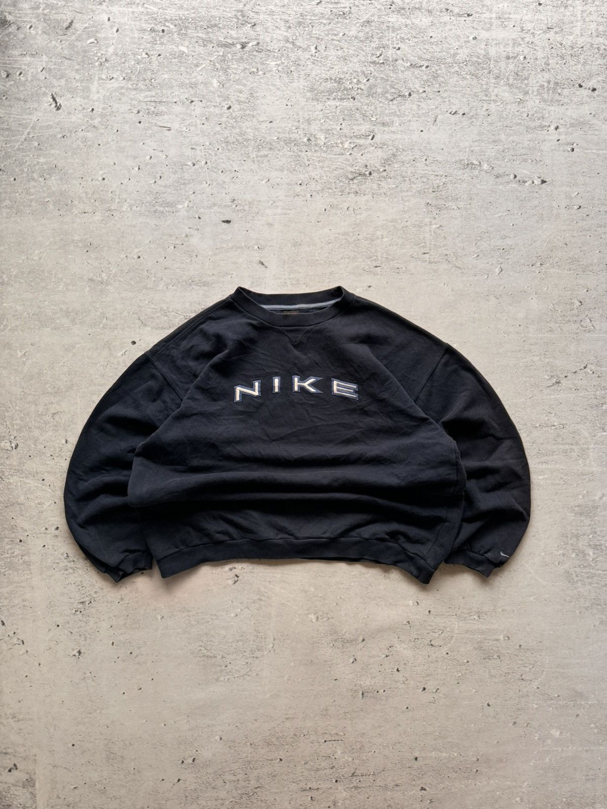 Nike × Vintage NIKE VINTAGE CENTER LOGO OVERSIZE BOXY SWEATSHIRT Size US XL / EU 56 / 4 - 1 Thumbnail