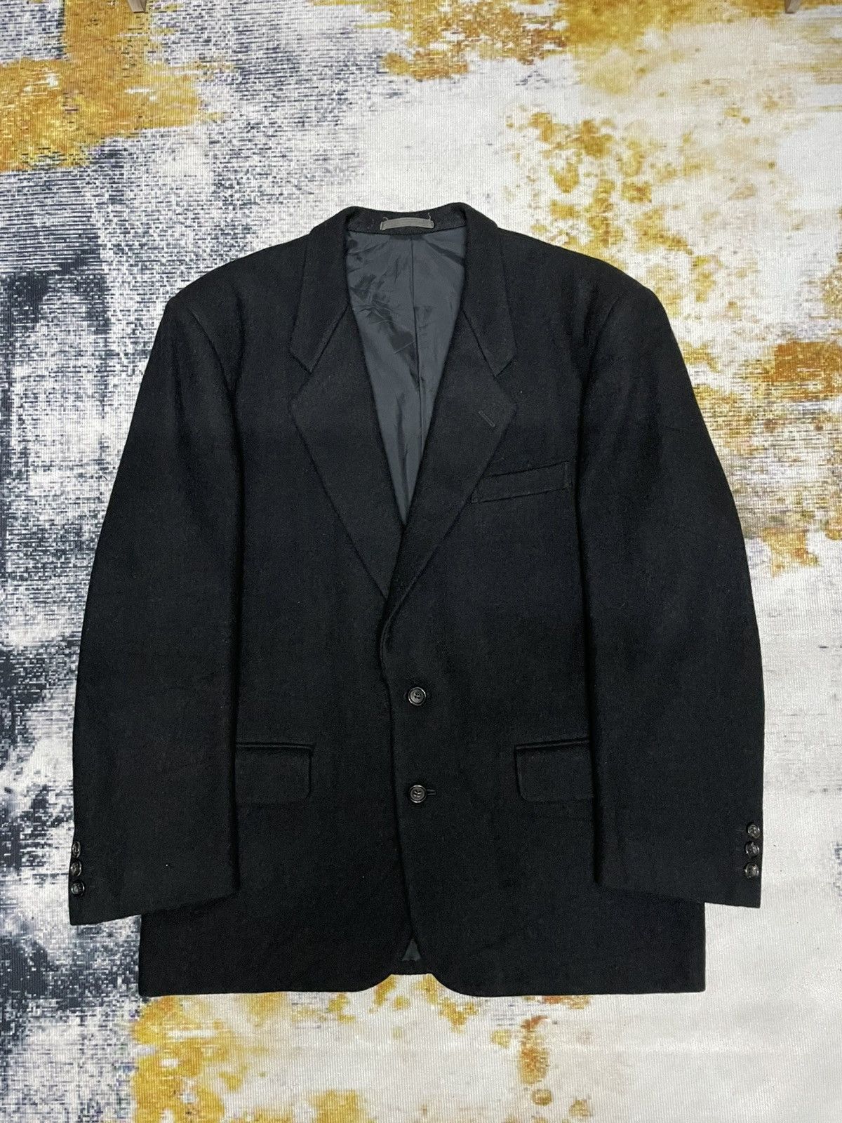Comme des Garcons Vintage Comme Des Garcons Homme Wool Blazer Jacket Size US M / EU 48-50 / 2 - 9 Thumbnail