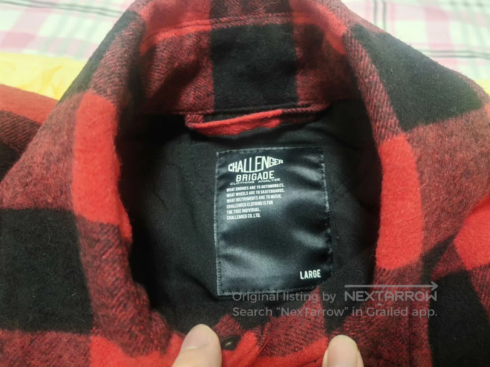 CHALLENGER challenger buffalo plaid flannel shirt. Size US L / EU 52-54 / 3 - 6 Thumbnail