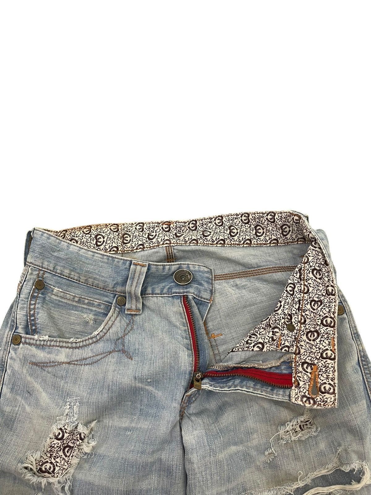 Hysteric Glamour Distress Jeans Edwin Japan Faded Regular Straight 2🟦5 Size US 31 - 6 Thumbnail