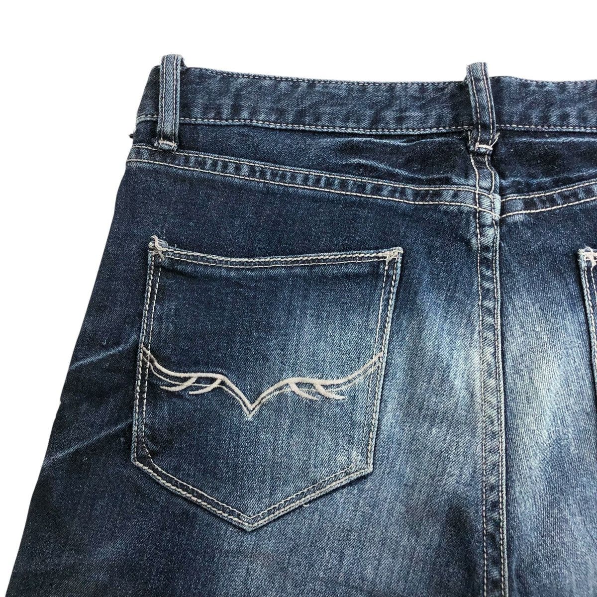 GOSTAR DE FUGA × If Six Was Nine × Le Grande Bleu (L.G.B.) Y2K FUGA Whiskered Faded Punk Lgb Style Skinny Jeans Size US 30 / EU 46 - 10 Thumbnail