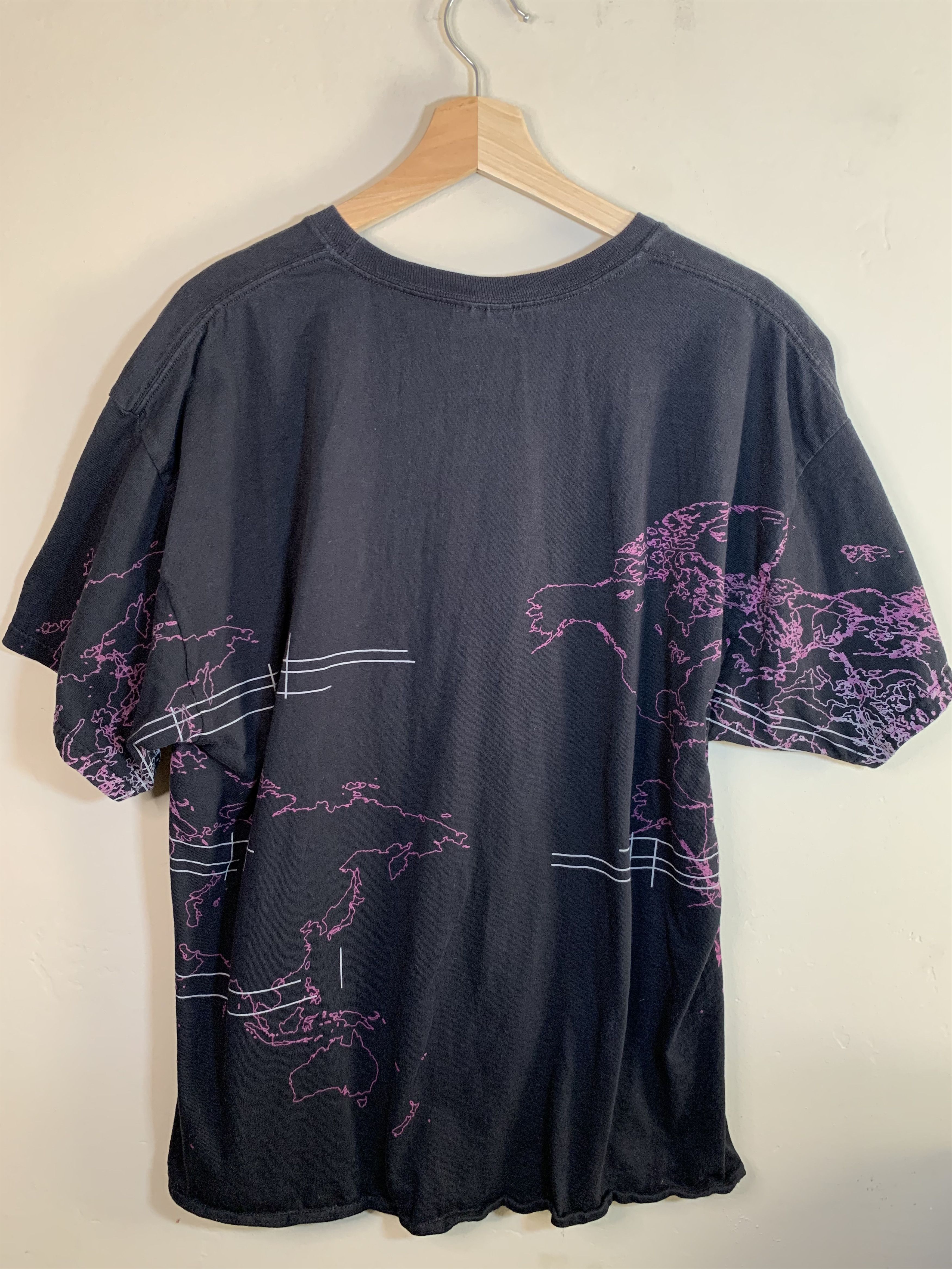 Vintage RARE Vintage GIS Geographic Info System Topography Art Shirt Size US XL / EU 56 / 4 - 2 Thumbnail