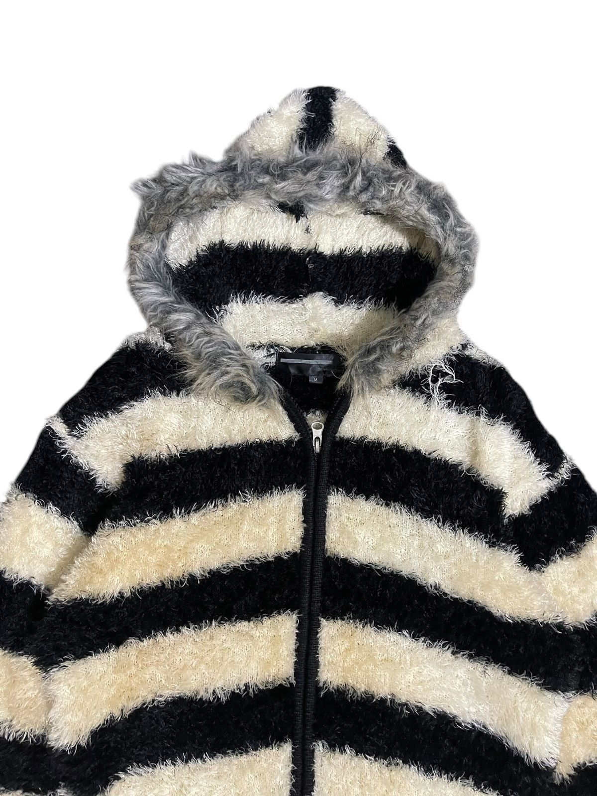 Japanese Brand Commontage Japanese Mohair Fur Hoodie Number Nine Inspired Size US M / EU 48-50 / 2 - 7 Thumbnail