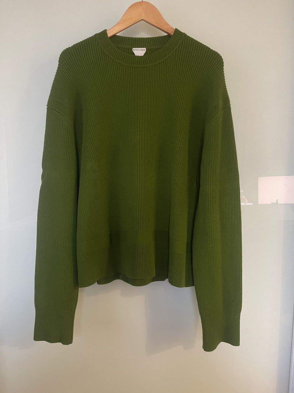 Bottega Veneta Bottega Veneta Ribbed Cashmere Sweater 'Green' Size US L / EU 52-54 / 3 - 3 Thumbnail