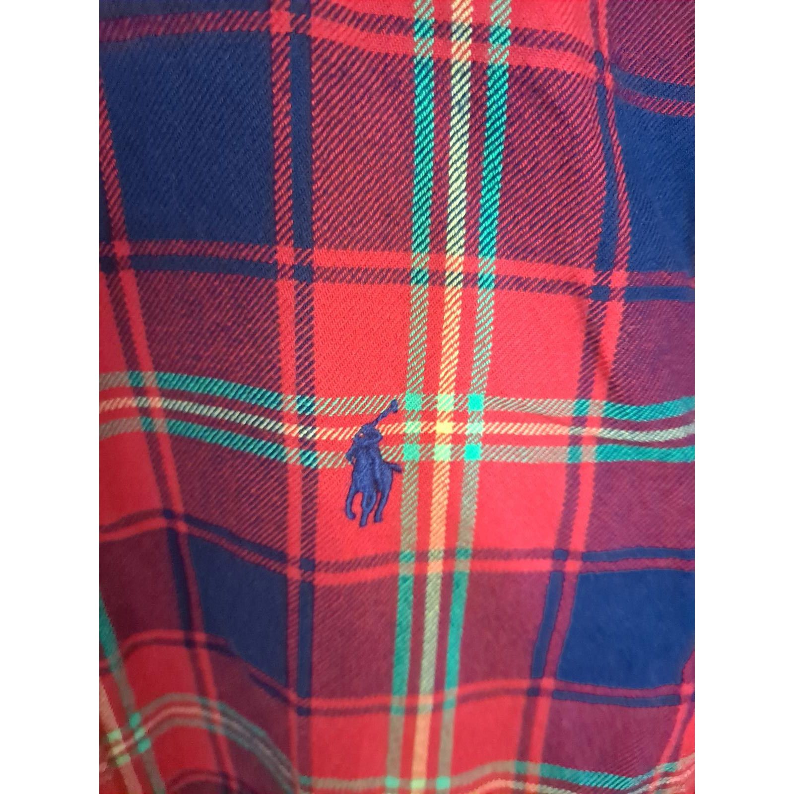 Ralph Lauren KIDS Ralph Lauren Red, Blue and Green Plaid Flannel Button U Size ONE SIZE - 2 Thumbnail