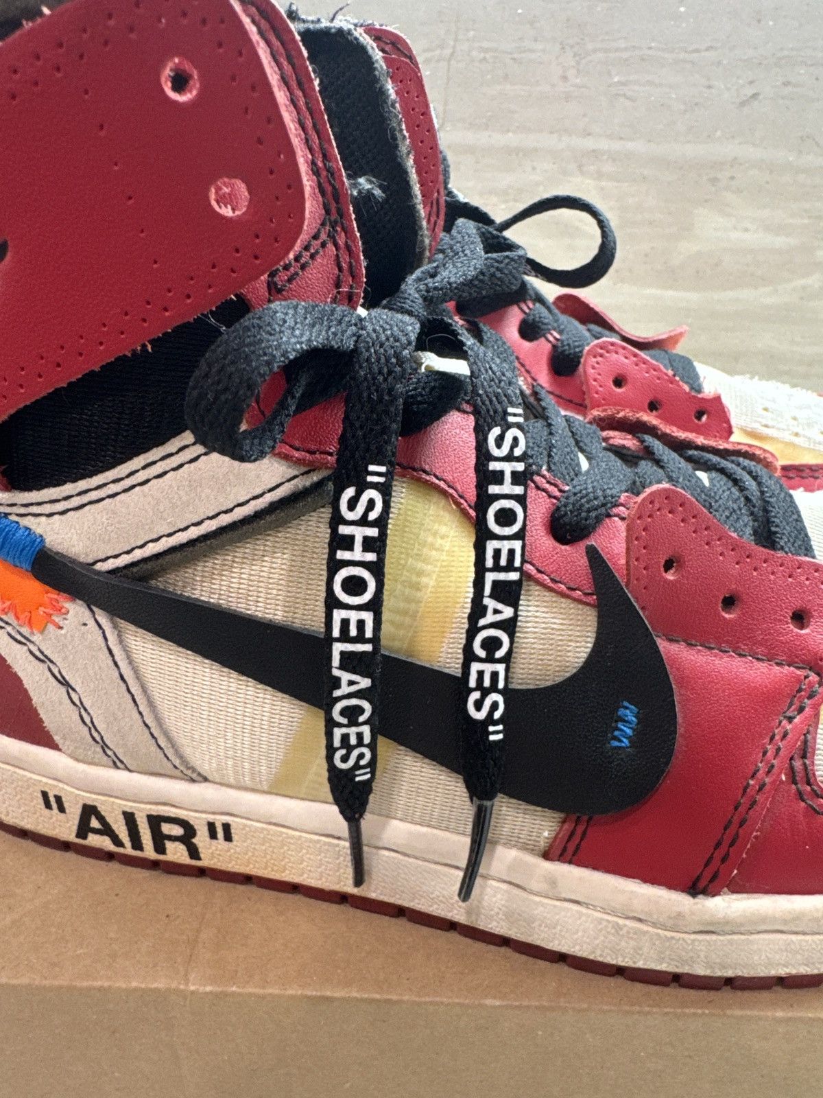 Jordan Brand × Nike × Off-White Chicago Nike Air Jordan 1 "OFF WHITE" (Size 8) Size US 8 / EU 41 - 14 Thumbnail