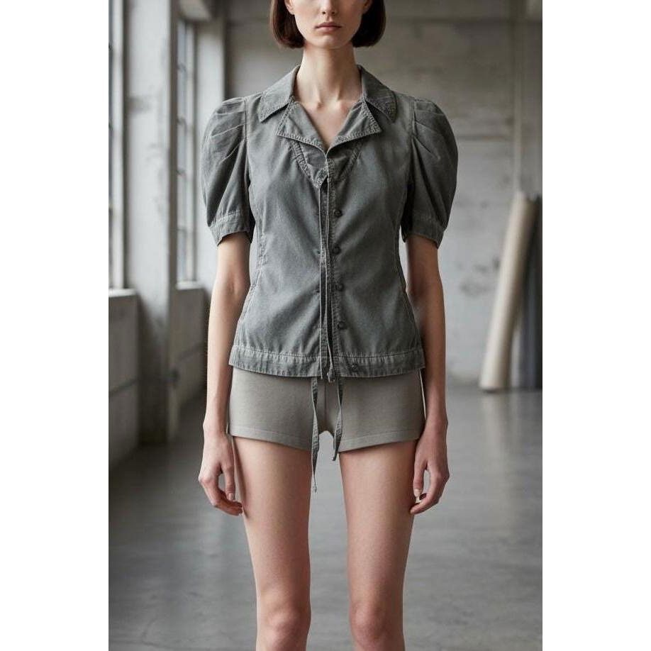 Cop Copine The Cop Copine Demure Bolero Top Size L / US 10 / IT 46 - 1 Thumbnail