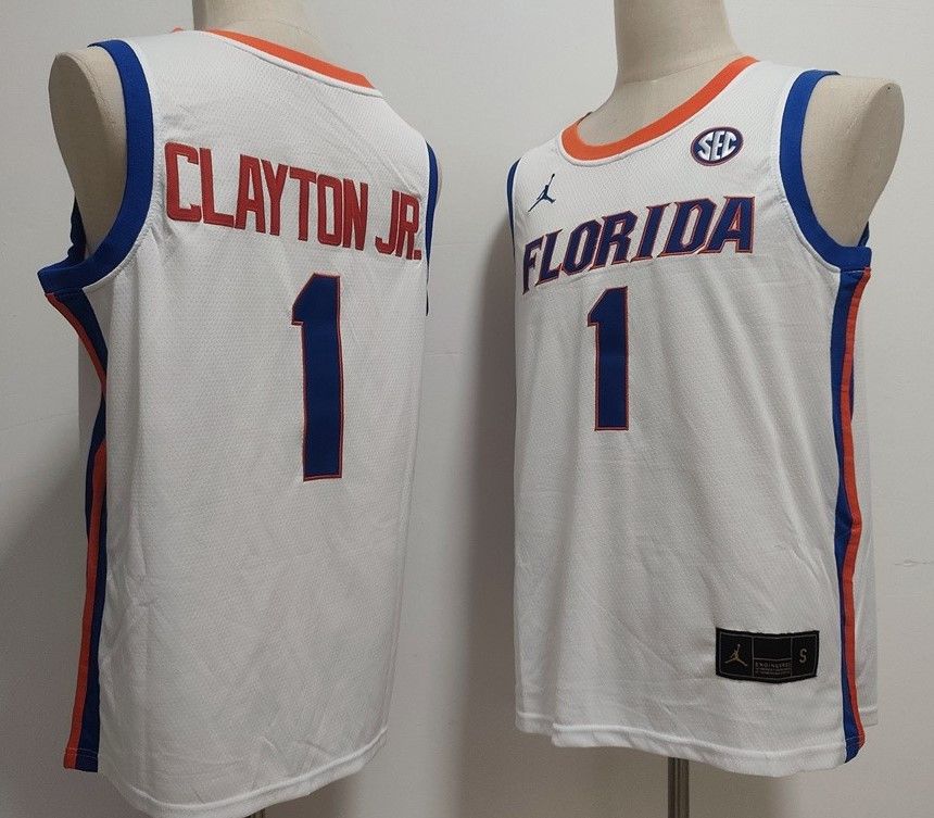Other NCAA Florida Gators 1 Walter Clayton Jr. White 2025 Size US M / EU 48-50 / 2 - 1 Thumbnail