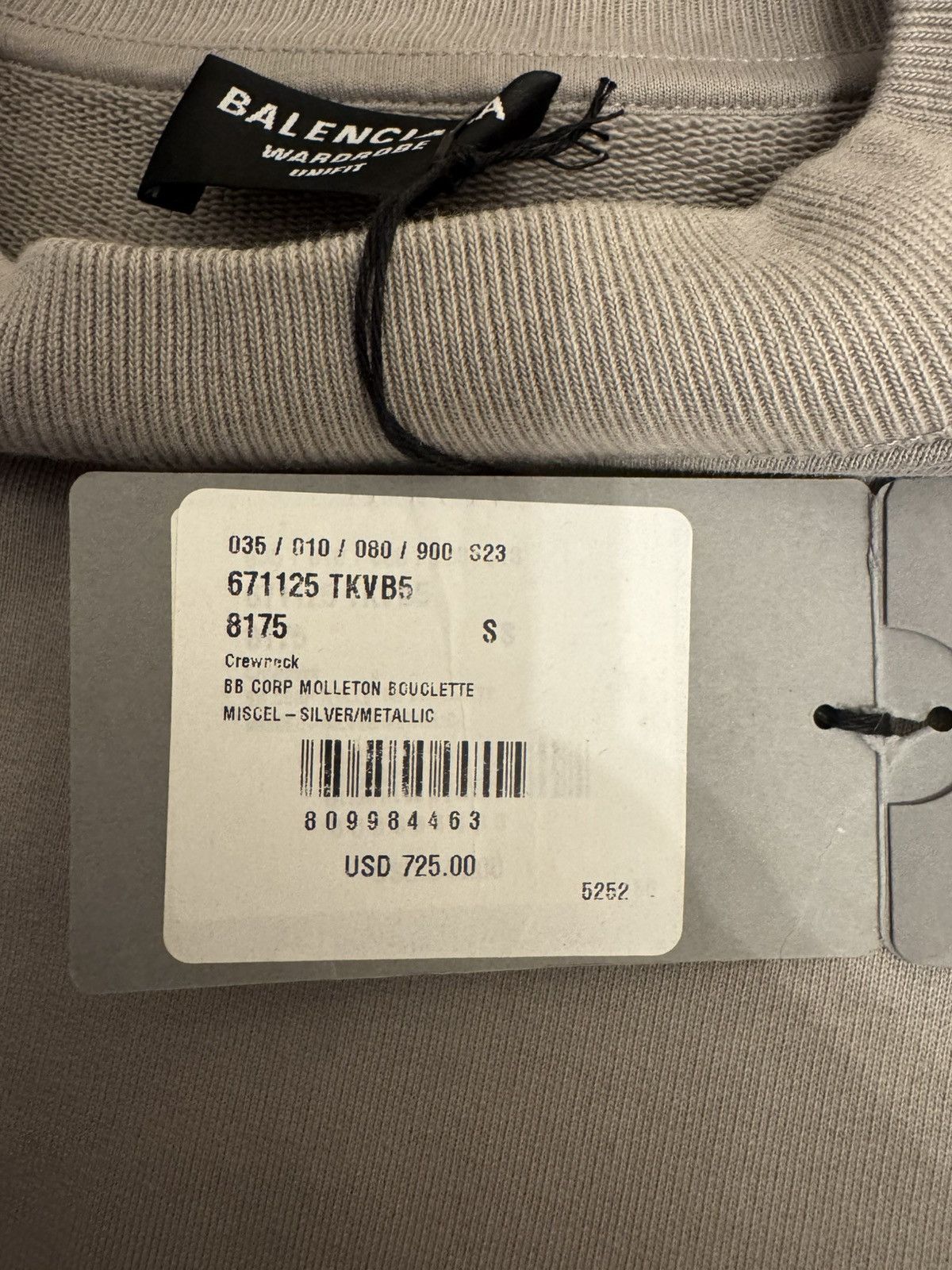 Balenciaga Balenciaga Oversized Crewneck Size US S / EU 44-46 / 1 - 6 Thumbnail