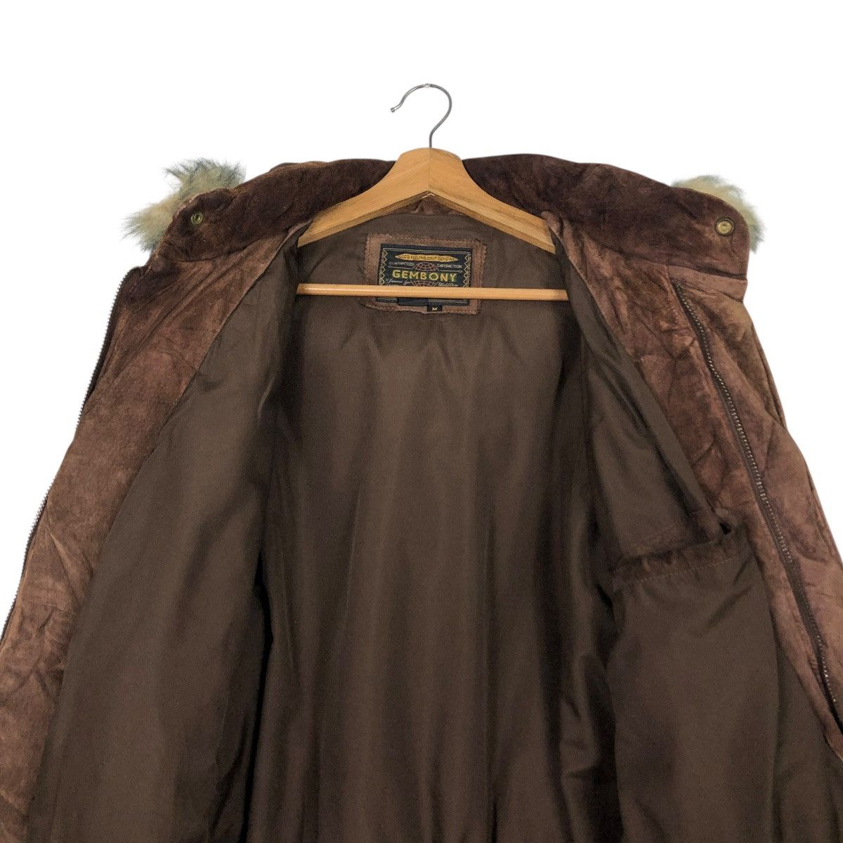 Japanese Brand 🔥VTG LEATHER BIKER JACKET GEMBONY FUR HOODIE ISSEY MIYAKE Size US M / EU 48-50 / 2 - 17 Thumbnail