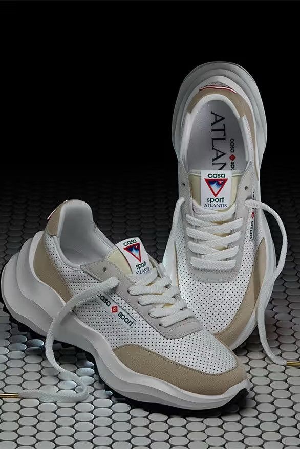 Casablanca Mens Atlantis Off-White Sneaker Size US 10 / EU 43 - 1 Thumbnail