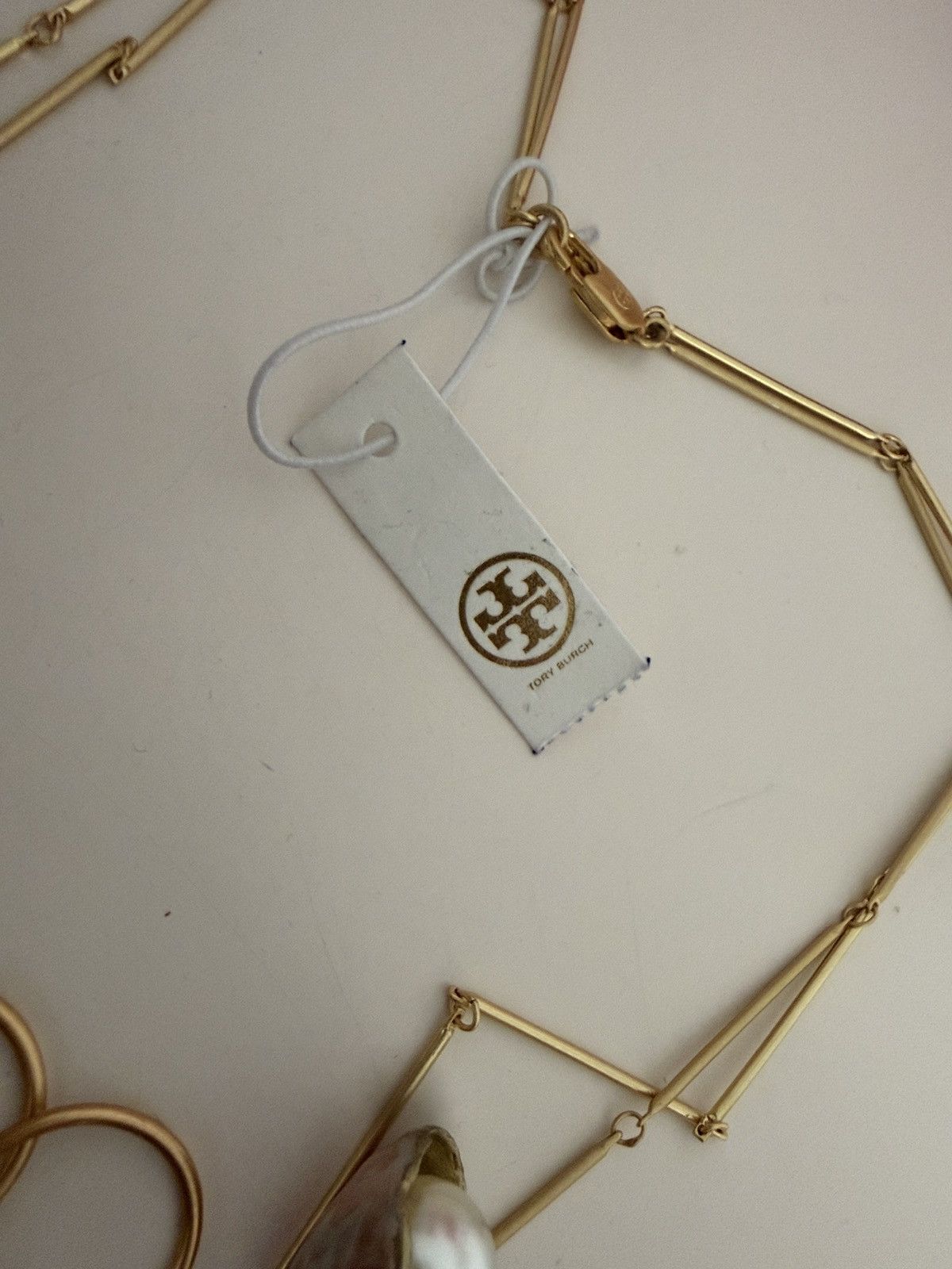 Tory Burch Tory Burch Floral Pearl Necklace Size ONE SIZE - 6 Thumbnail