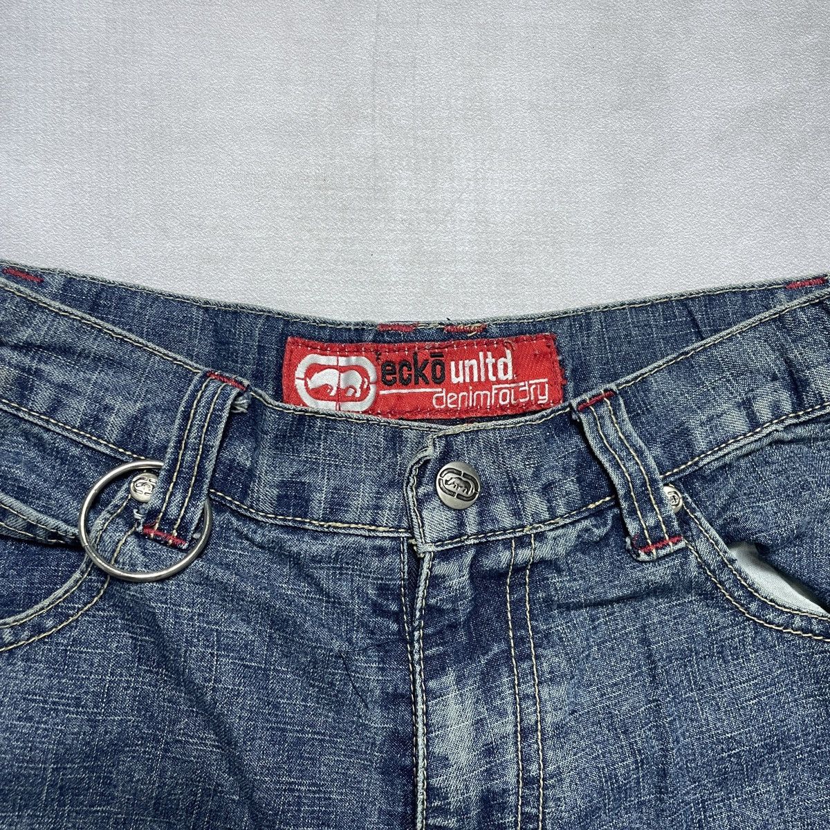 Ecko Unltd. × JNCO 2000’s Ecko Unltd Jorts pants Size US 27 - 5 Thumbnail