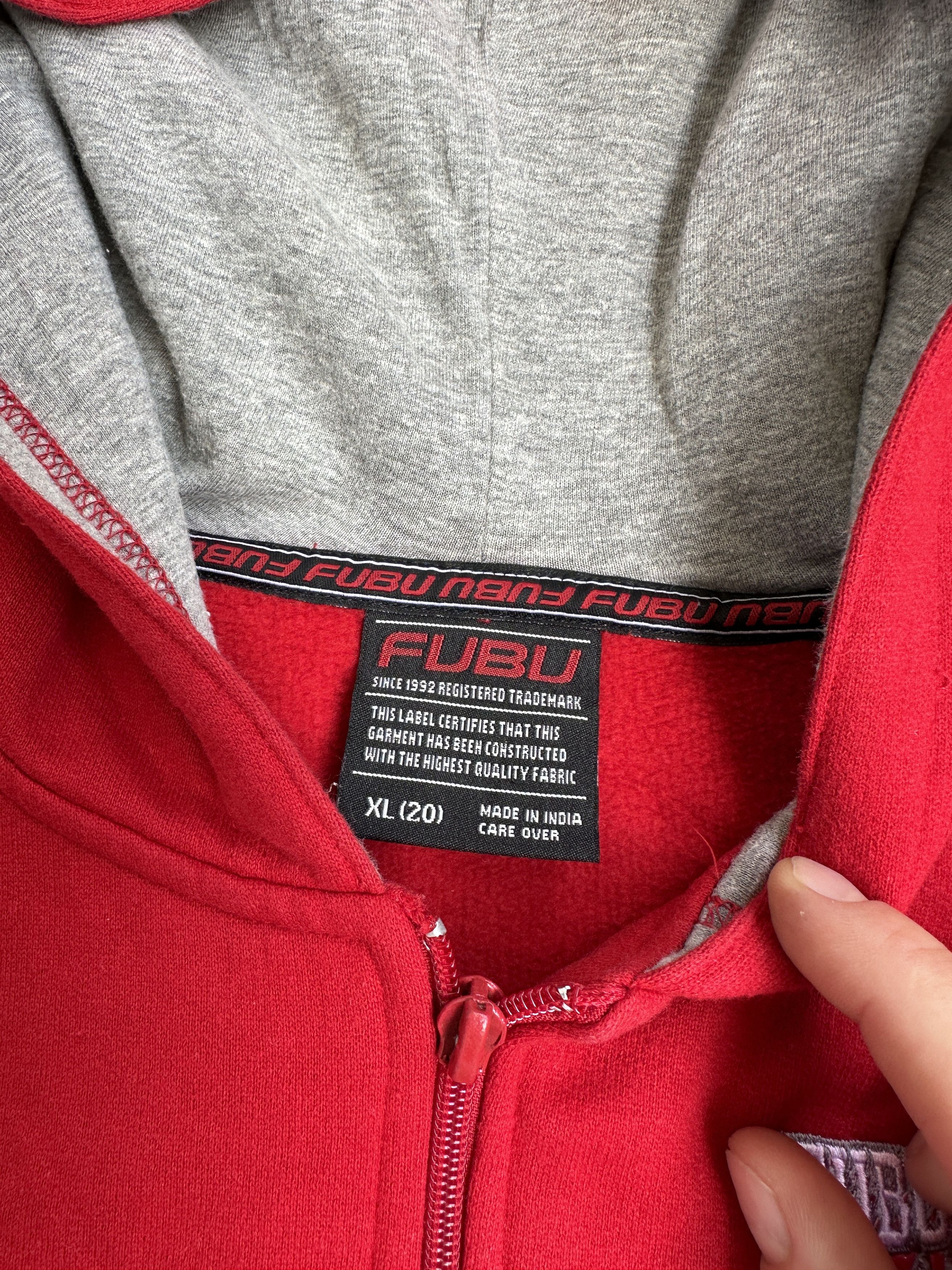 Fubu Vintage FUBU Queens university zip hoodie usa L Size US L / EU 52-54 / 3 - 4 Thumbnail