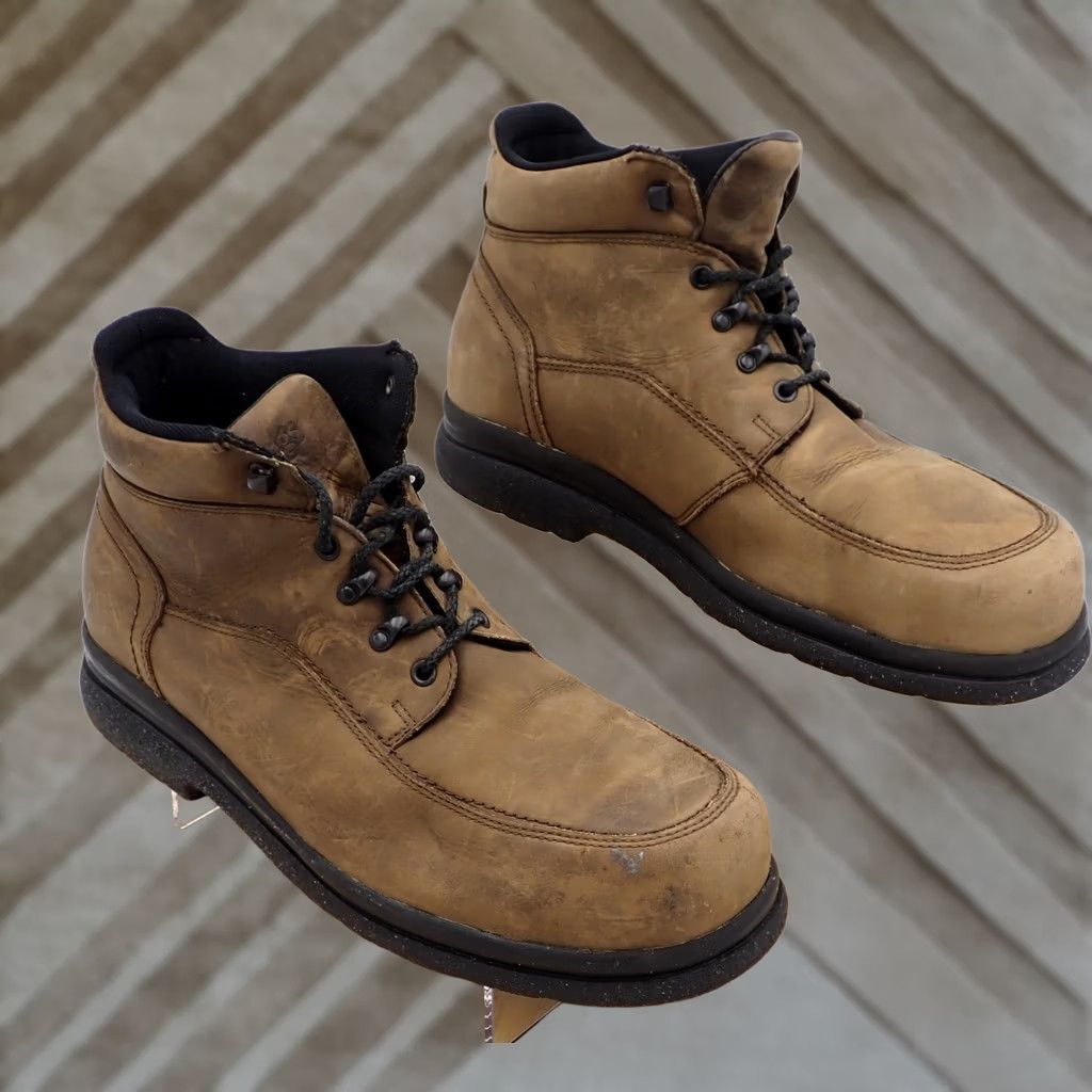 Vintage Red Wing Boot Mens 14 2E 4482 Leather Steel Toe  display picture 1