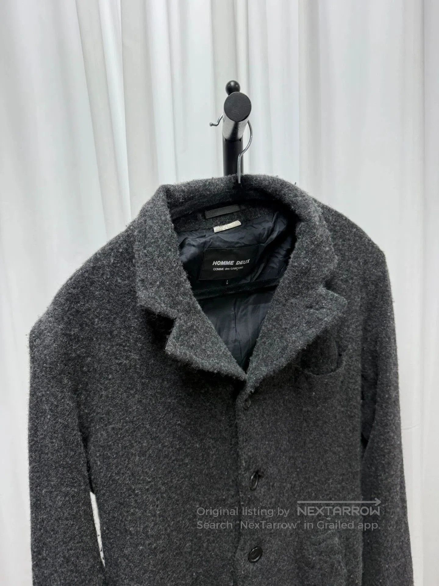 Comme des Garcons Comme des Garcons Homme Deux Wool Coat. Size US L / EU 52-54 / 3 - 4 Thumbnail