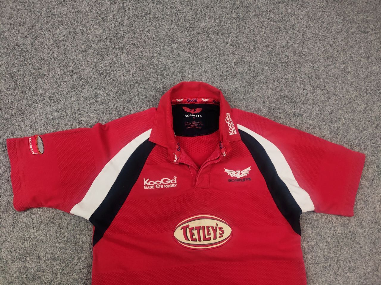 Vintage Llanelli Scarlets Jersey Home Rugby Shirt Vintage KooGa Size US L / EU 52-54 / 3 - 3 Thumbnail