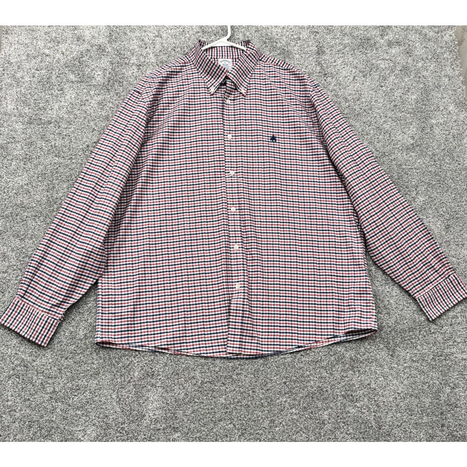 Brooks Brothers Brook Brothers Button Up Shirt Mens XL Academia Office Gingham Preppy 2010s Size US XL / EU 56 / 4 - 2 Thumbnail