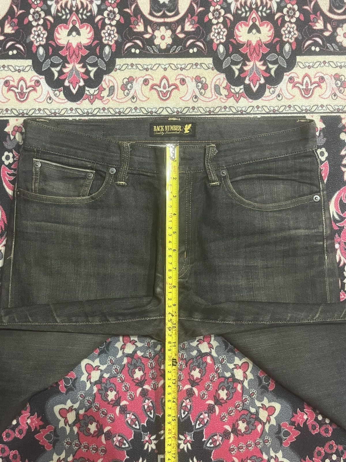 Kapital Japanese Back Number Rusty Wash Tight Straight Selvedge Jean Size US 32 / EU 48 - 15 Thumbnail