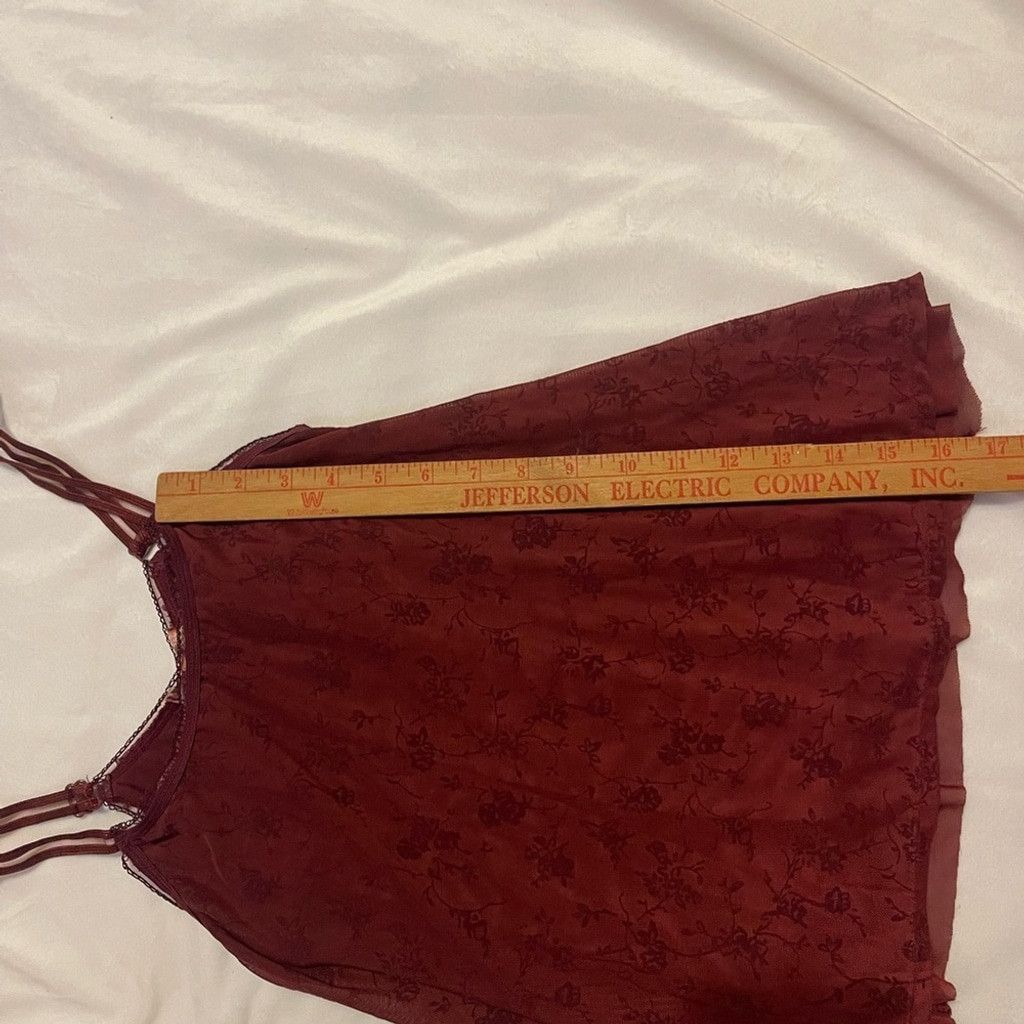 Other Altar'd State Burgundy Floral Camisole size S Size S / US 4 / IT 40 - 3 Thumbnail