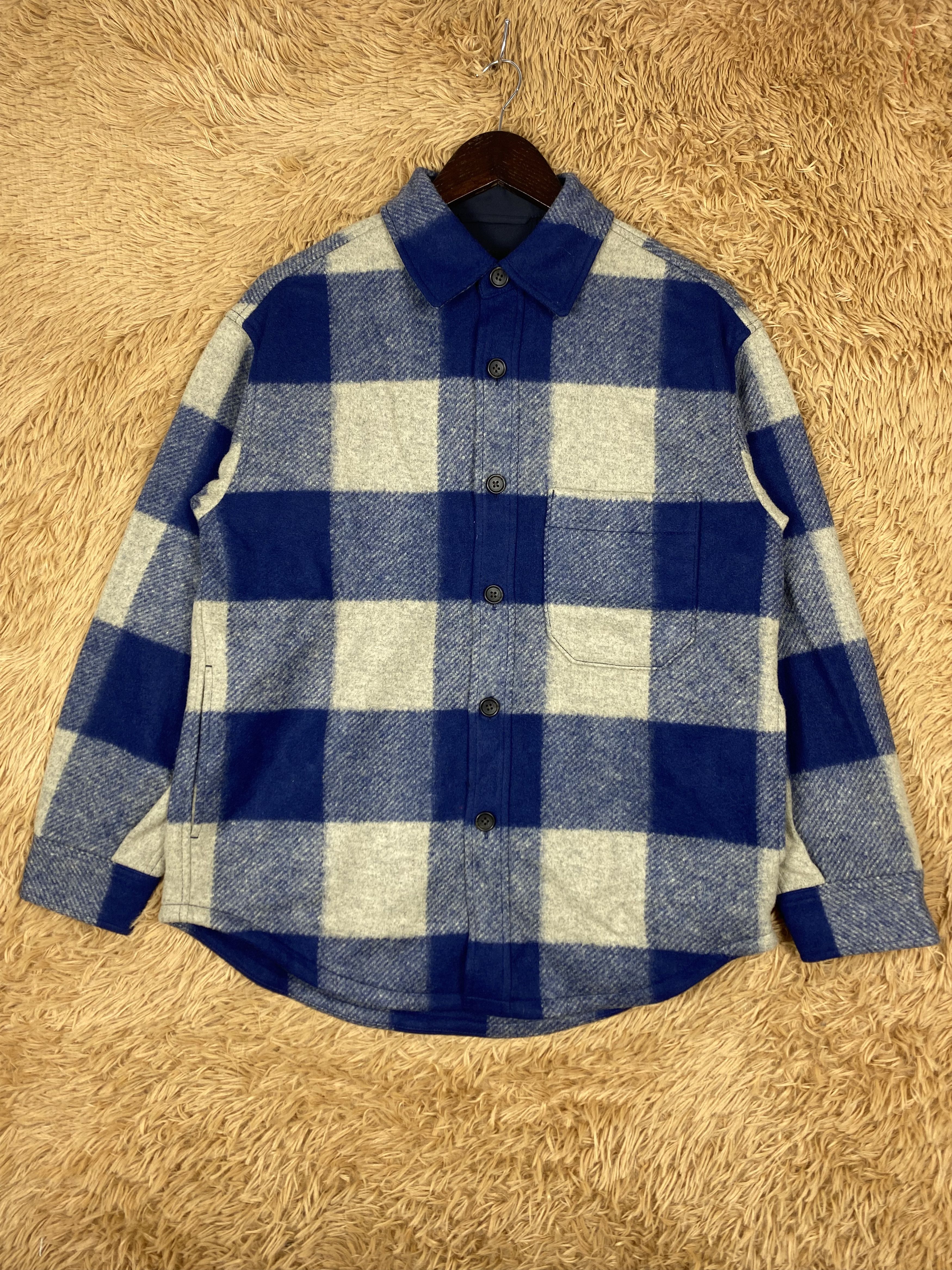 Uniqlo Vintage Uniqlo Checkered Lumberjack Jacket DJ0802 Size US M / EU 48-50 / 2 - 1 Thumbnail