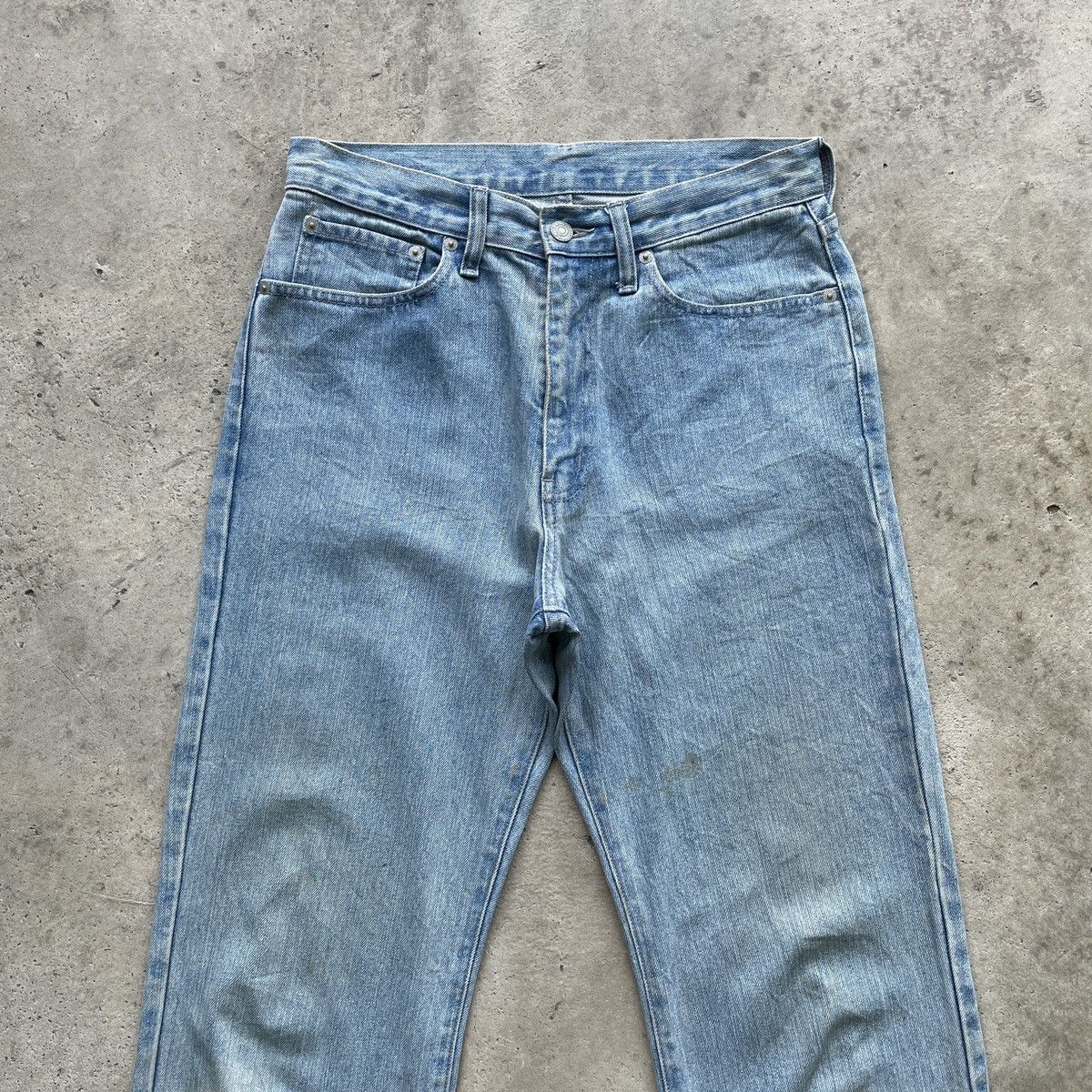Japanese Brand W30x29💥 Vintage Japanese Brand Faded Blue Jeans Pants Denim Size US 30 / EU 46 - 3 Thumbnail