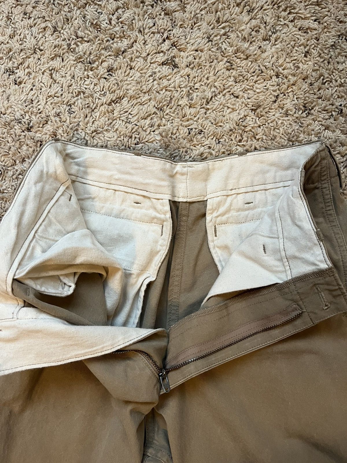 Japanese Brand Beams Officer Chinos Size US 29 - 6 Thumbnail
