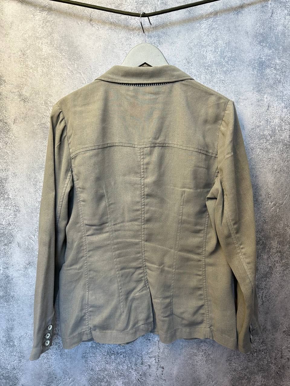 Vintage Dubarry Classic Tailored Jacket Cotton Linen Blend Size L / US 10 / IT 46 - 3 Thumbnail