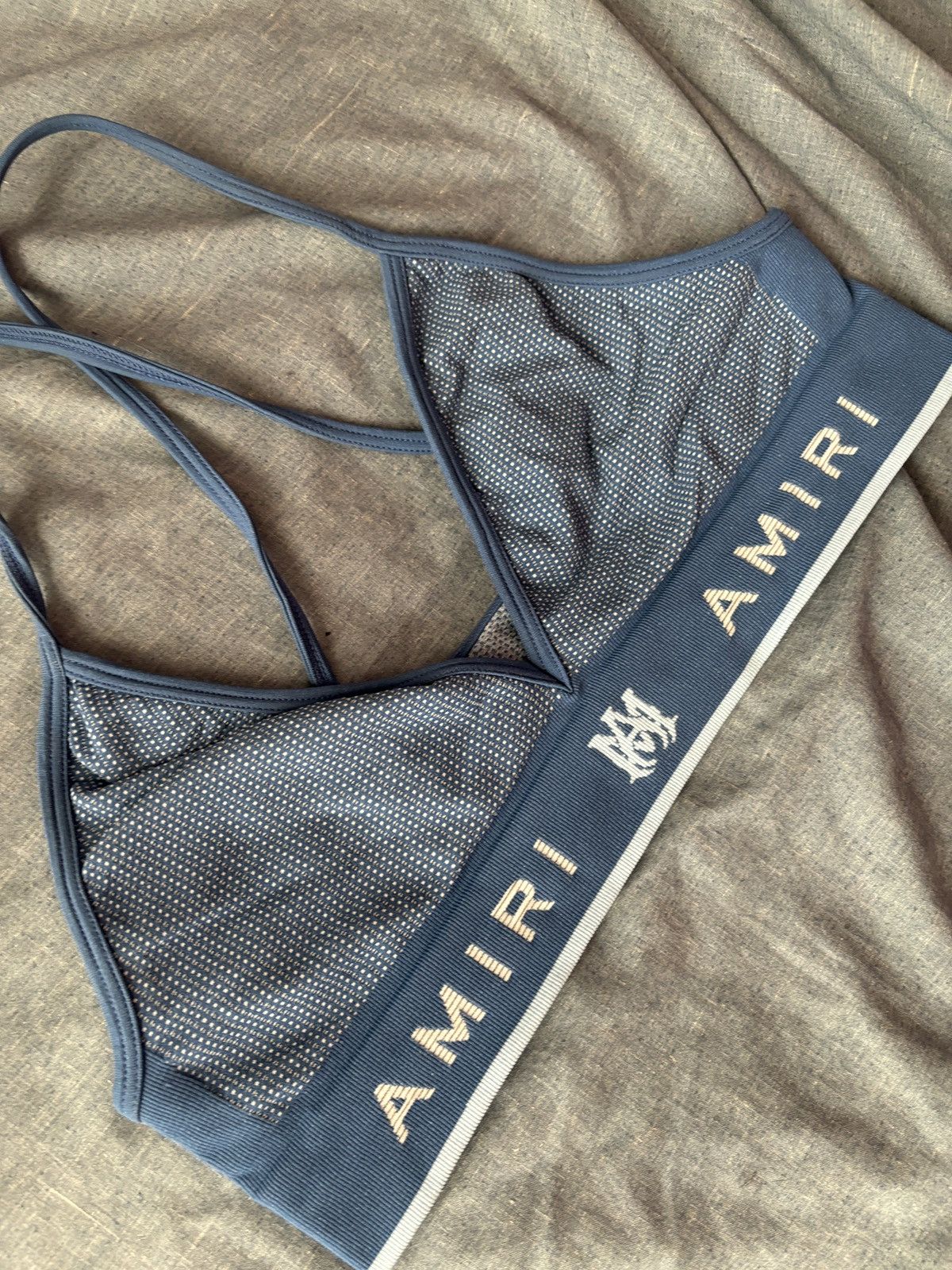 Amiri Blue Amiri Bralette Size S / US 4 / IT 40 - 3 Thumbnail